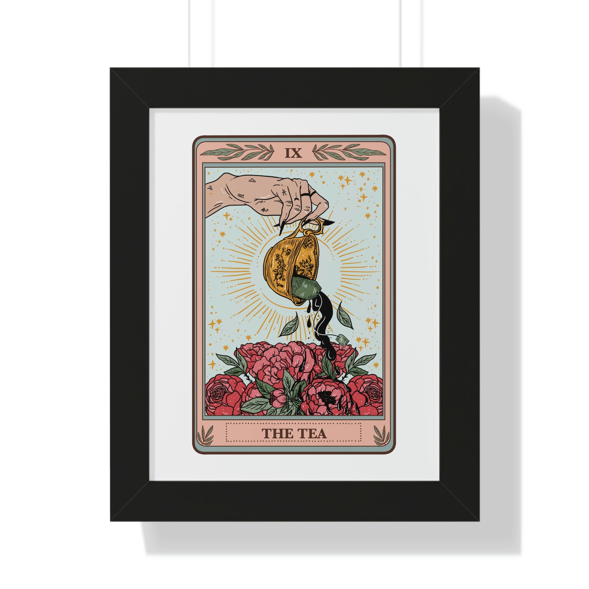 THE TEA // FRAMED POSTER PRINT