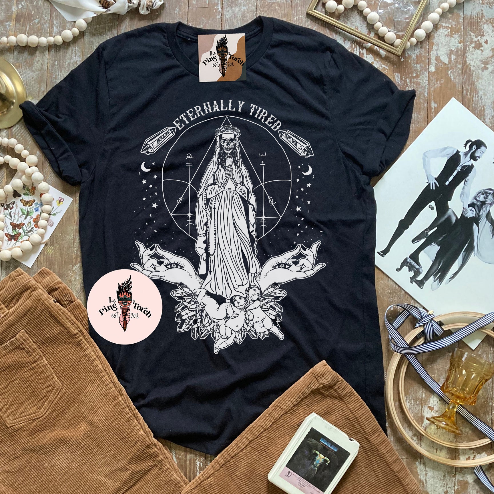 ETERNALLY TIRED // BLACK UNISEX TEE