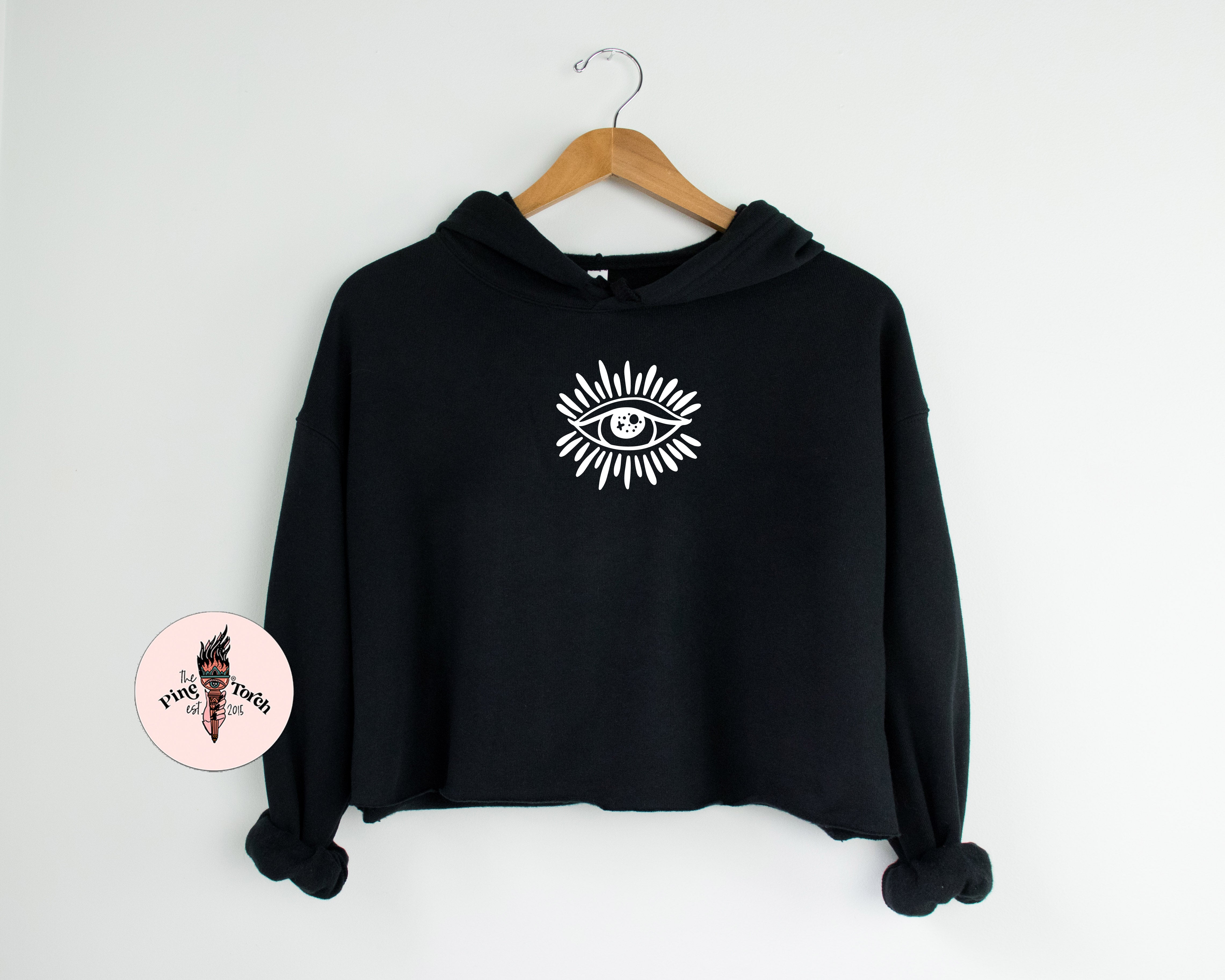 « EVIL EYE » CROP HOODIE