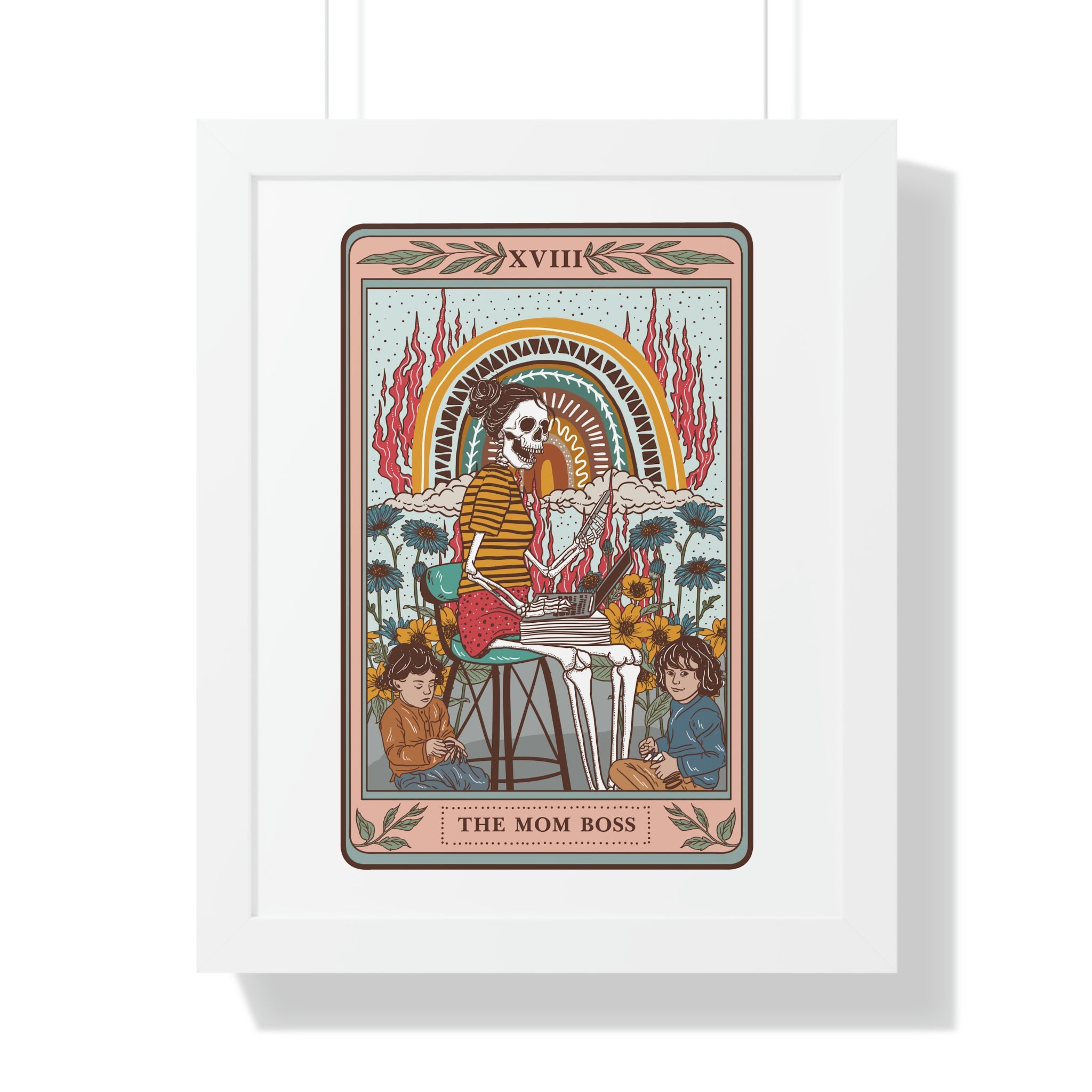 THE MOM BOSS // FRAMED POSTER PRINT