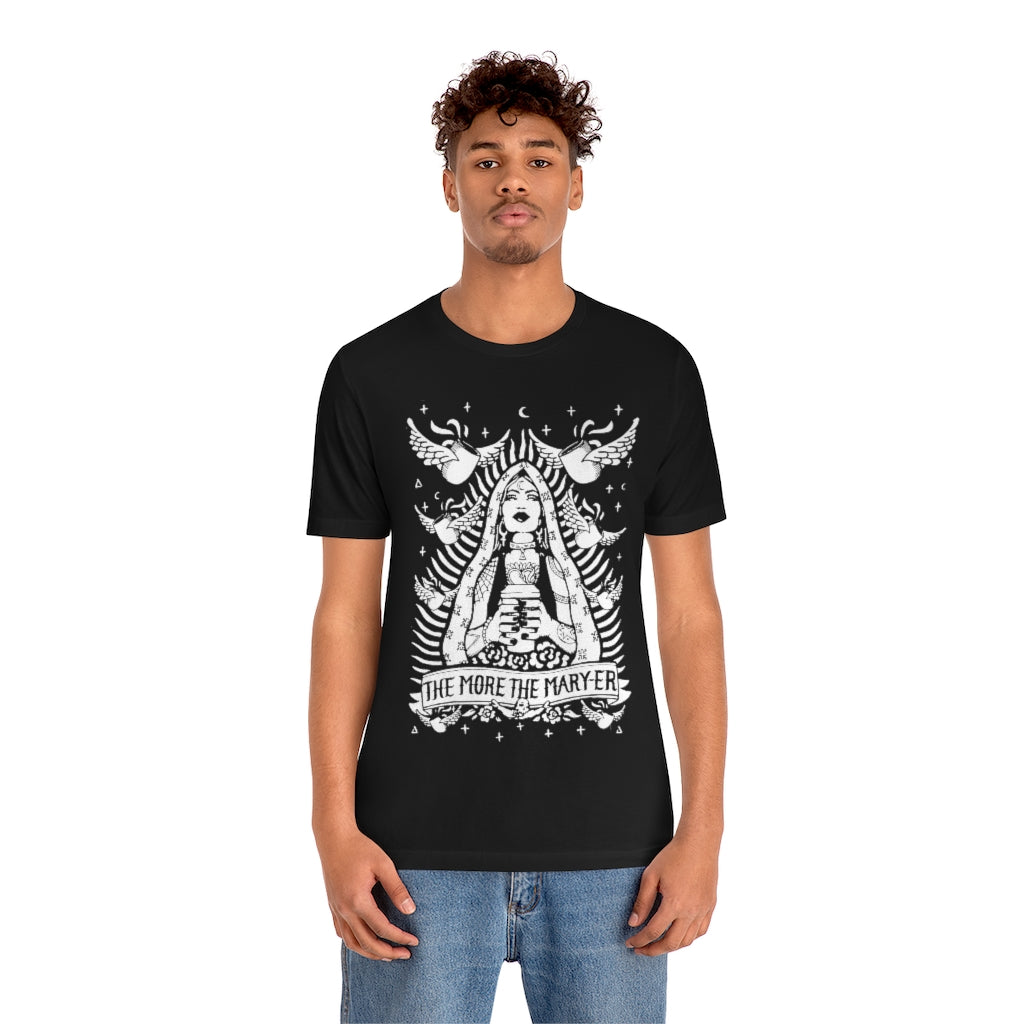 THE MORE THE MARY-ER // BLACK UNISEX TEE