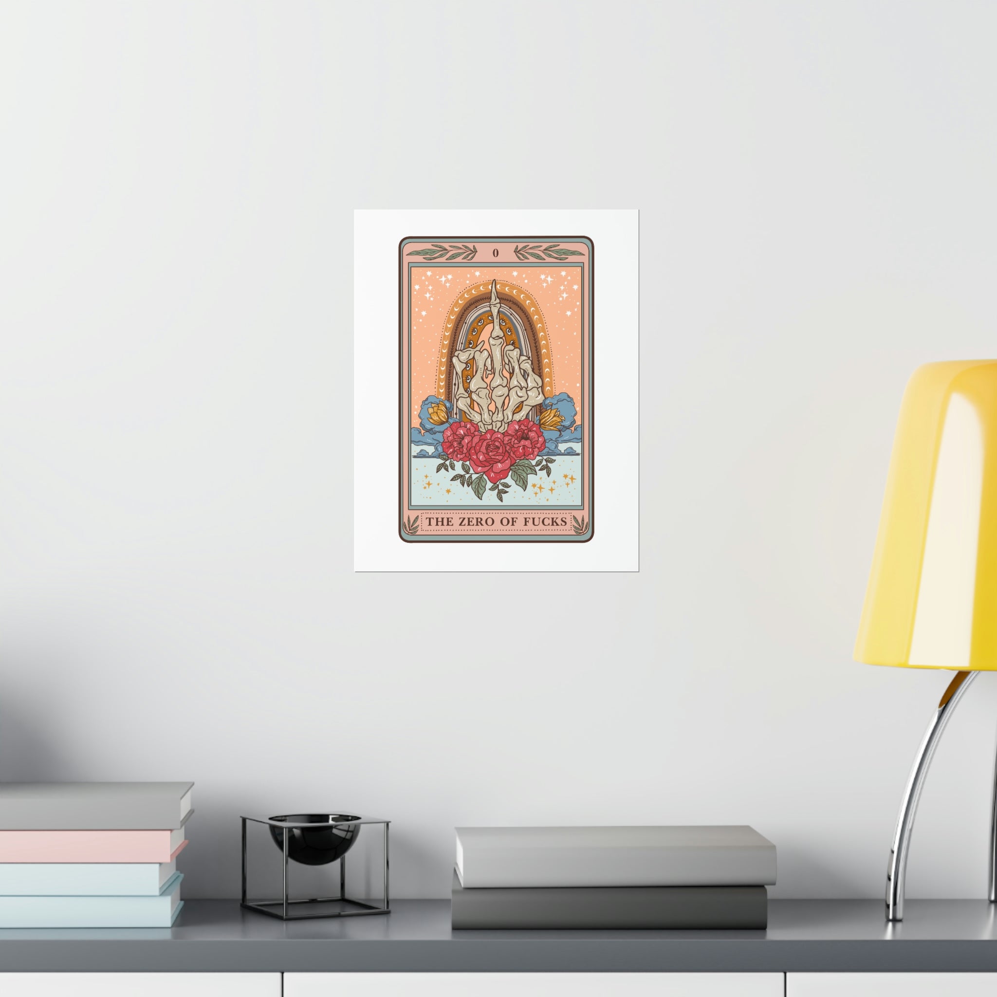 THE ZERO OF FUCKS // MATTE POSTER PRINT