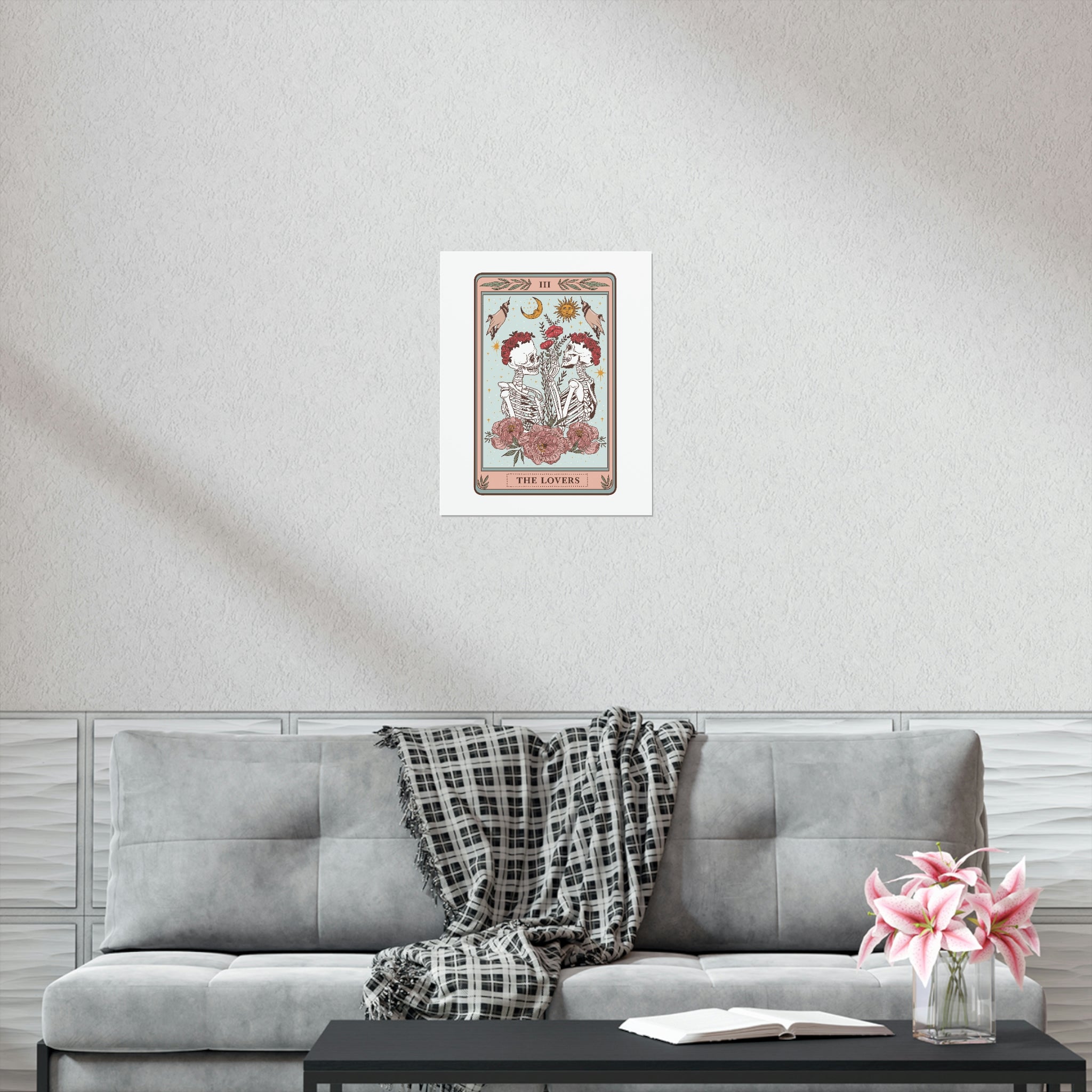 THE LOVERS (female/female) // MATTE POSTER PRINT