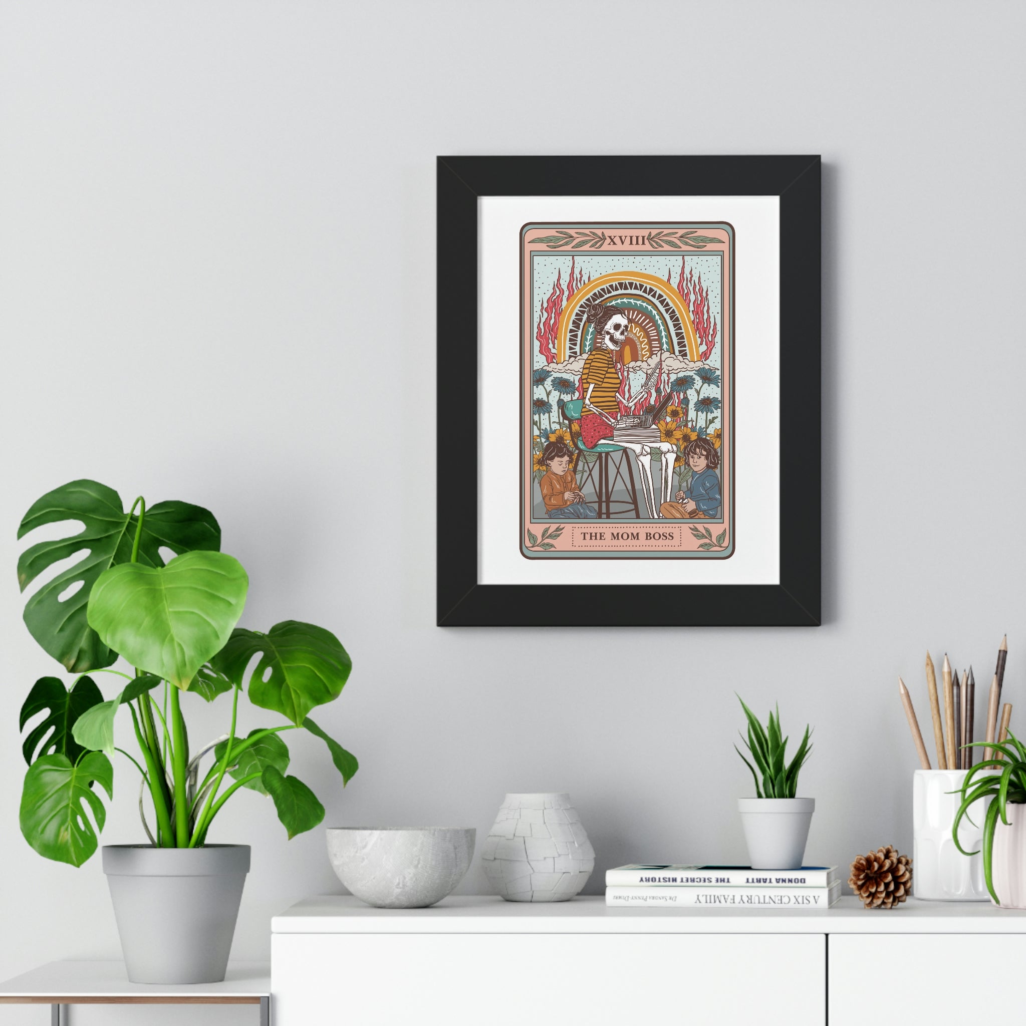 THE MOM BOSS // FRAMED POSTER PRINT