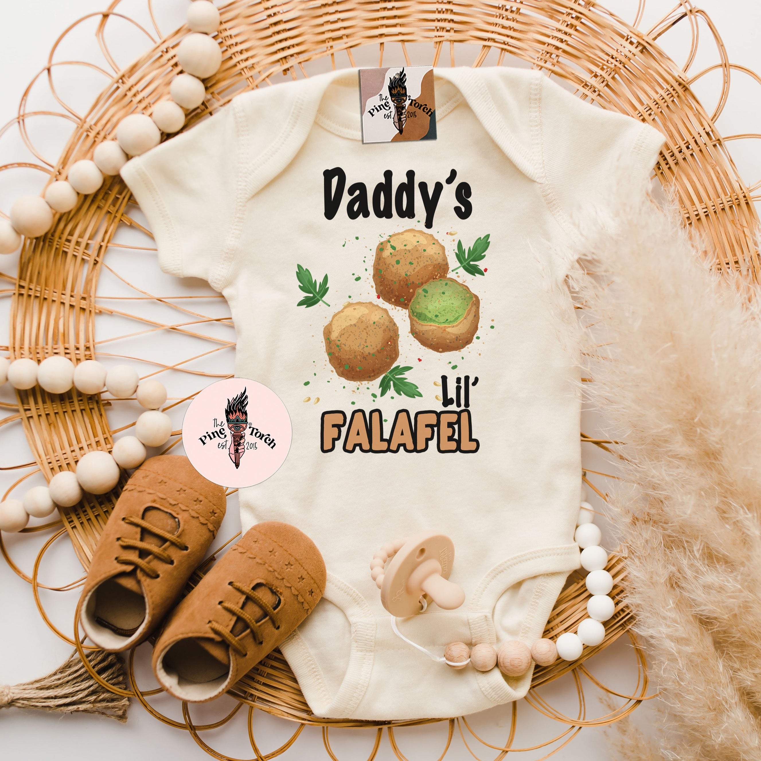 « DADDY'S LITTLE FALAFEL » BODYSUIT