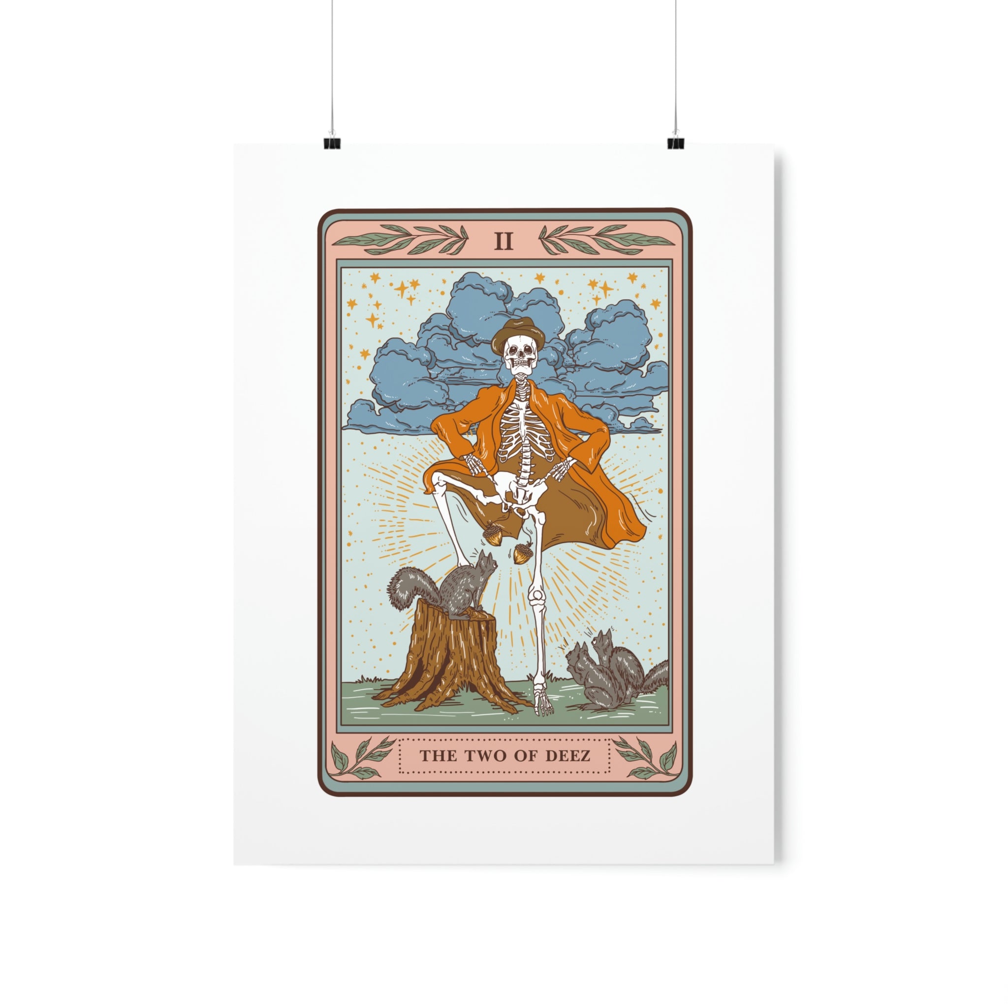 TWO OF DEEZ // MATTE POSTER PRINT