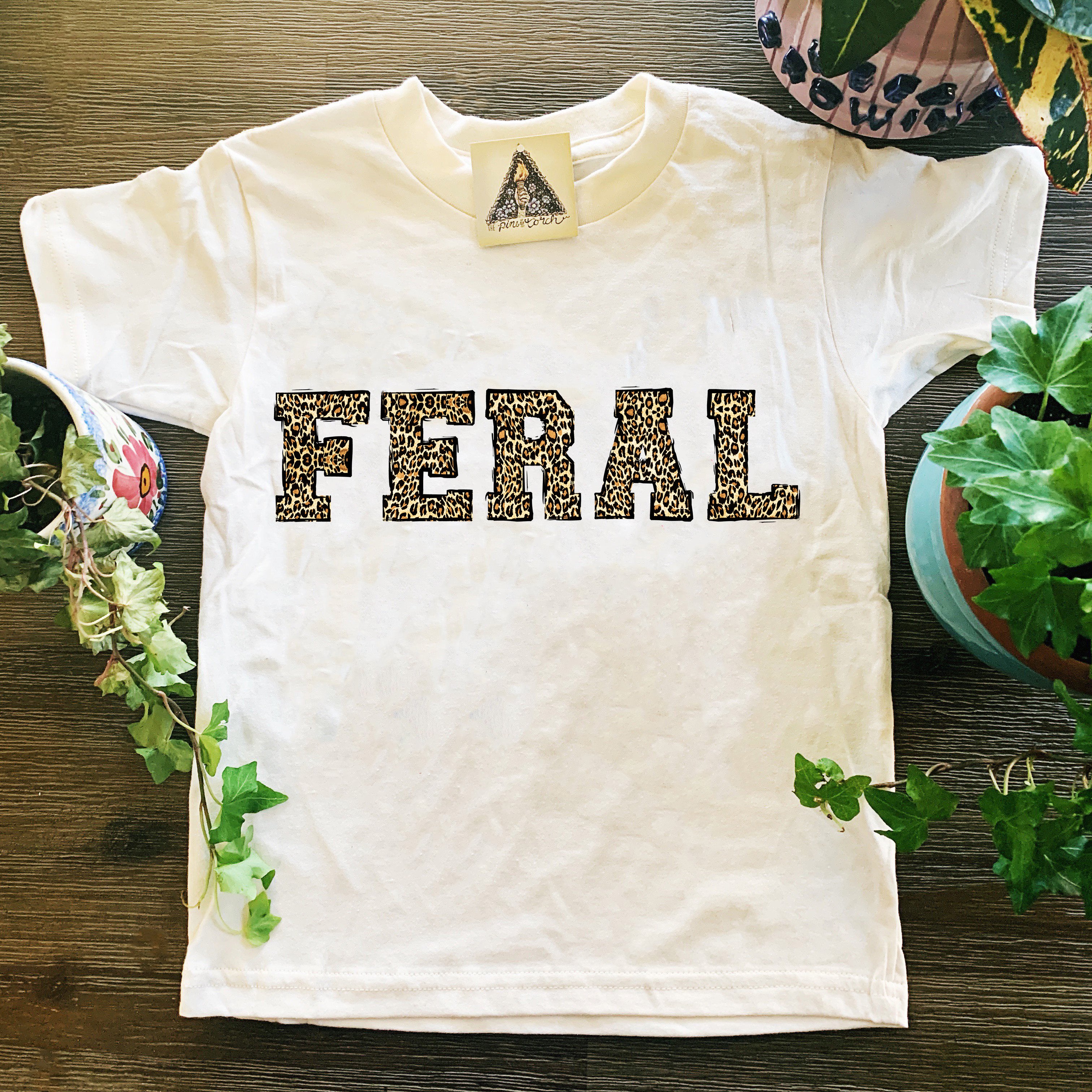 « FERAL LEOPARD PRINT » KID'S TEE