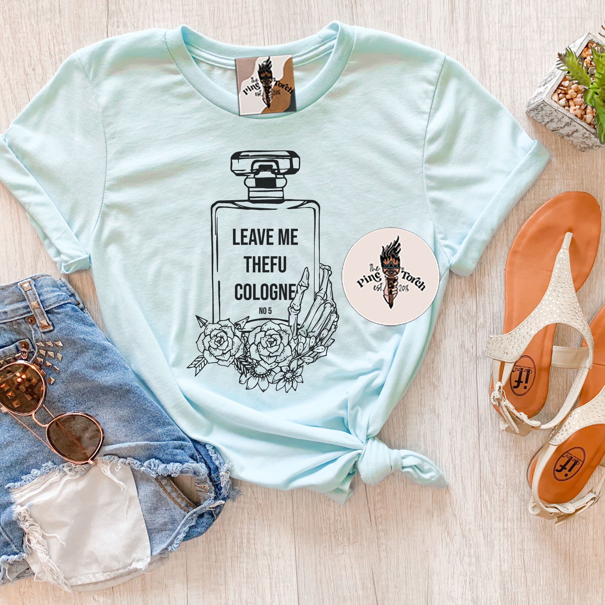 LEAVE ME THE FU COLOGNE// UNISEX TEE