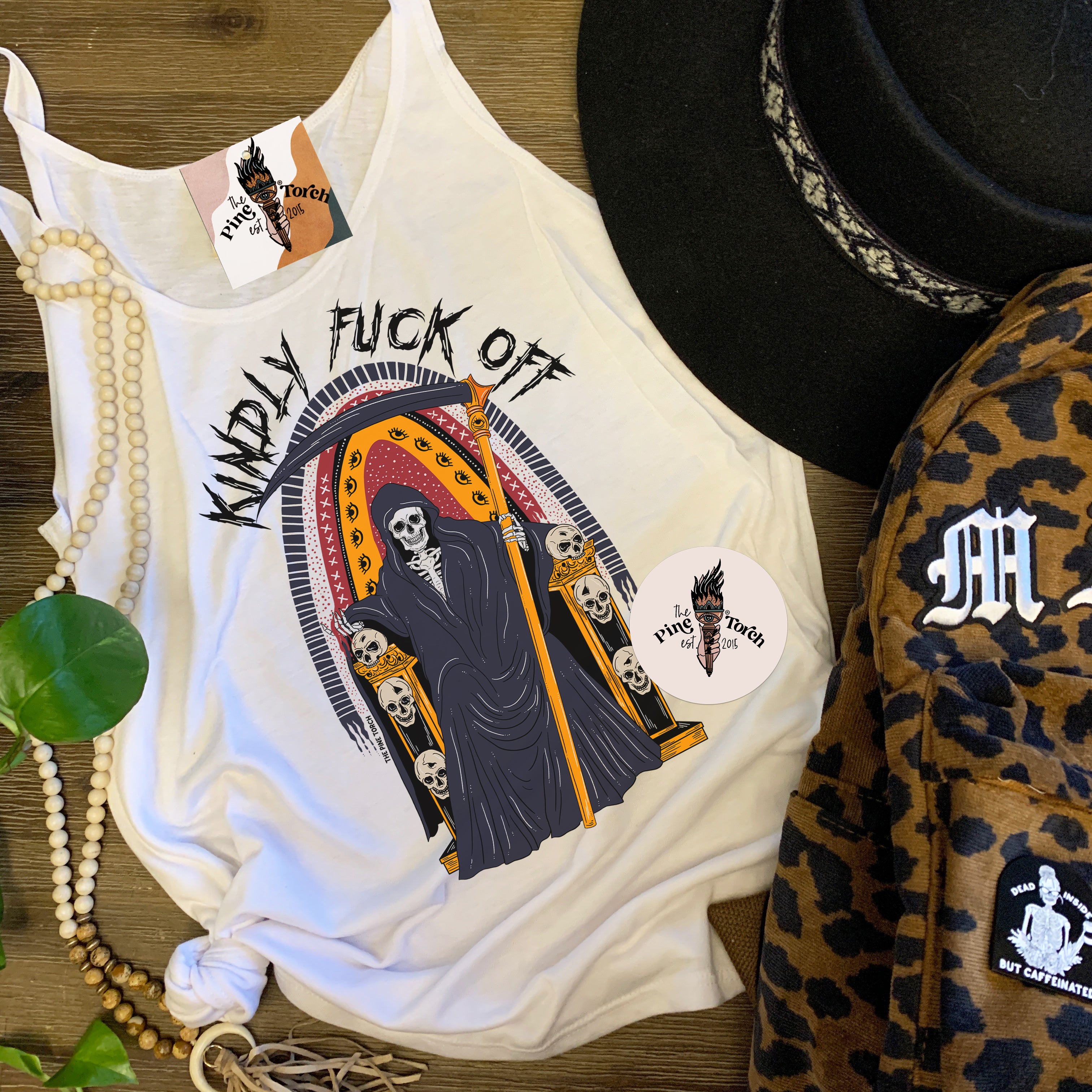 « KINDLY F*CK OFF » SLOUCHY TANK