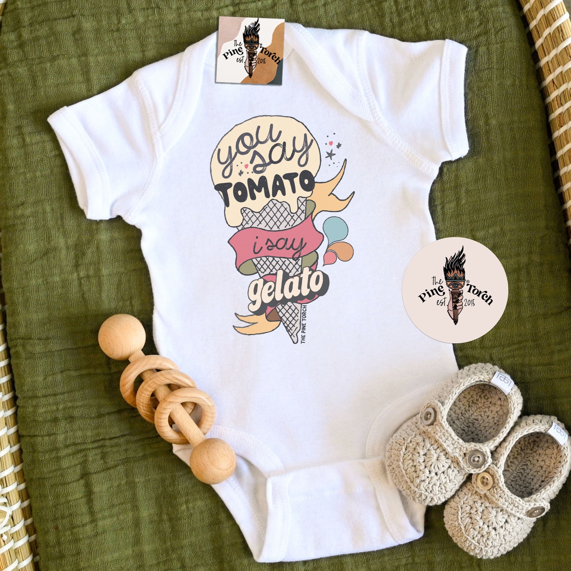 « TOMATO GELATO » BODYSUIT