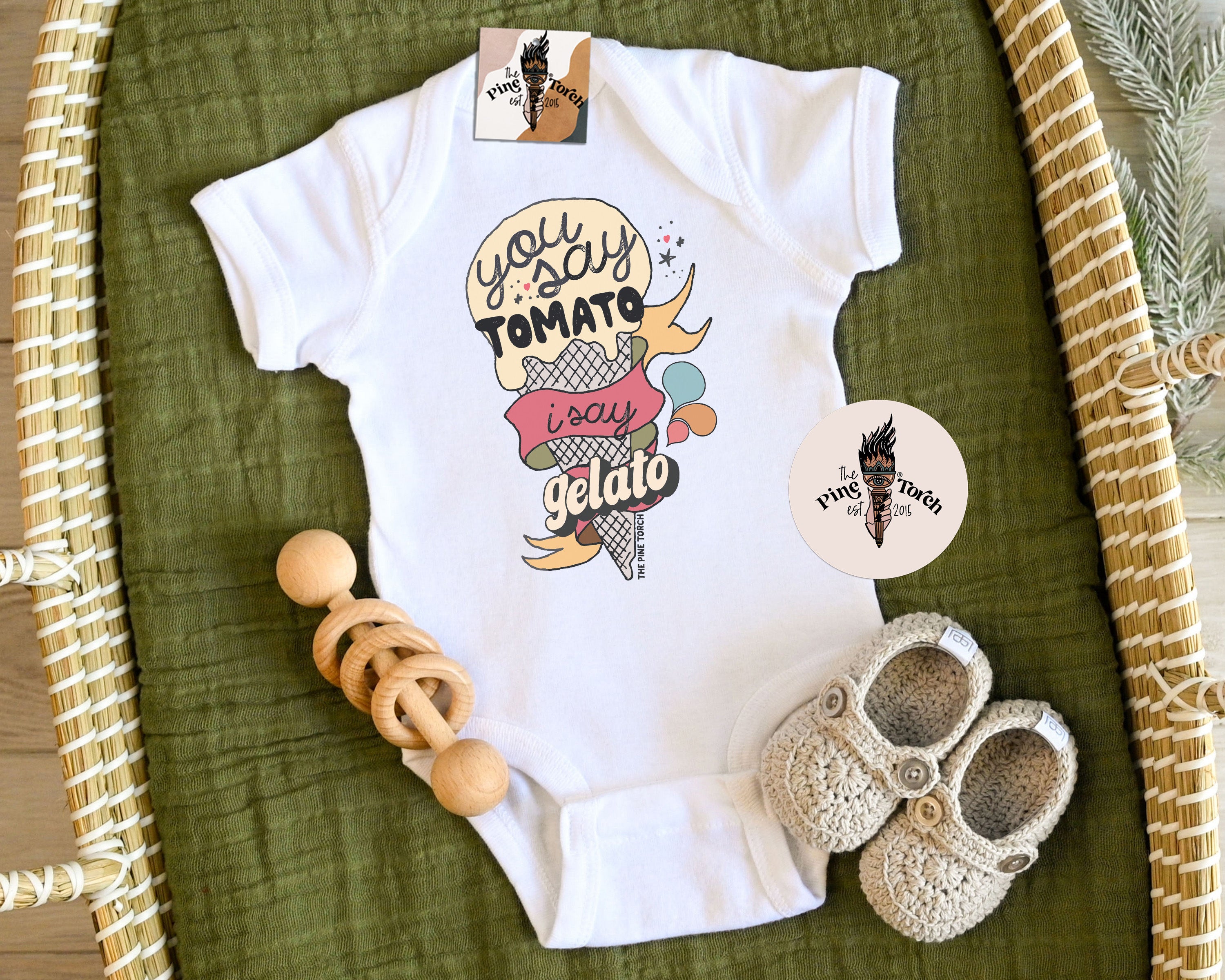 « TOMATO GELATO » BODYSUIT