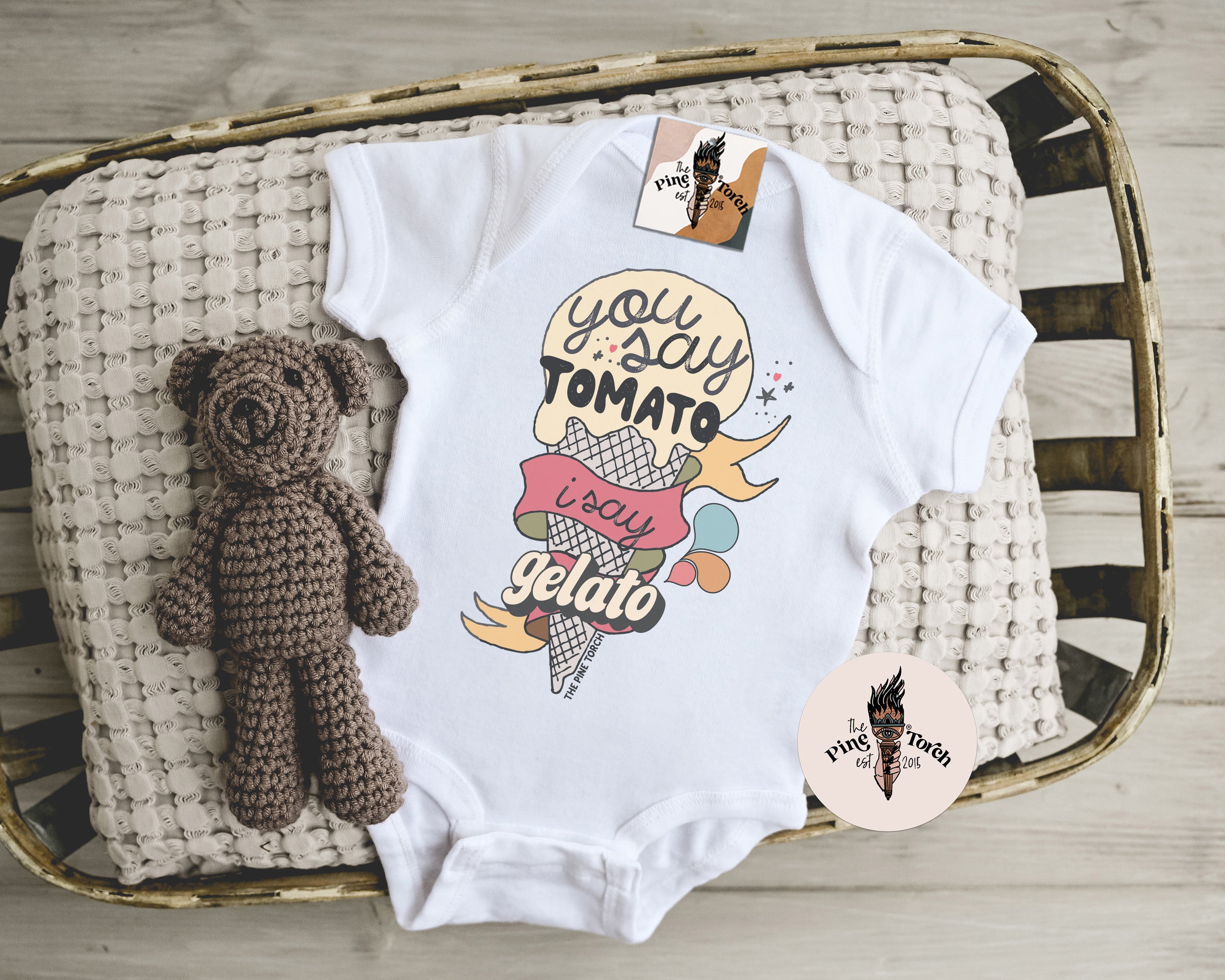 « TOMATO GELATO » BODYSUIT