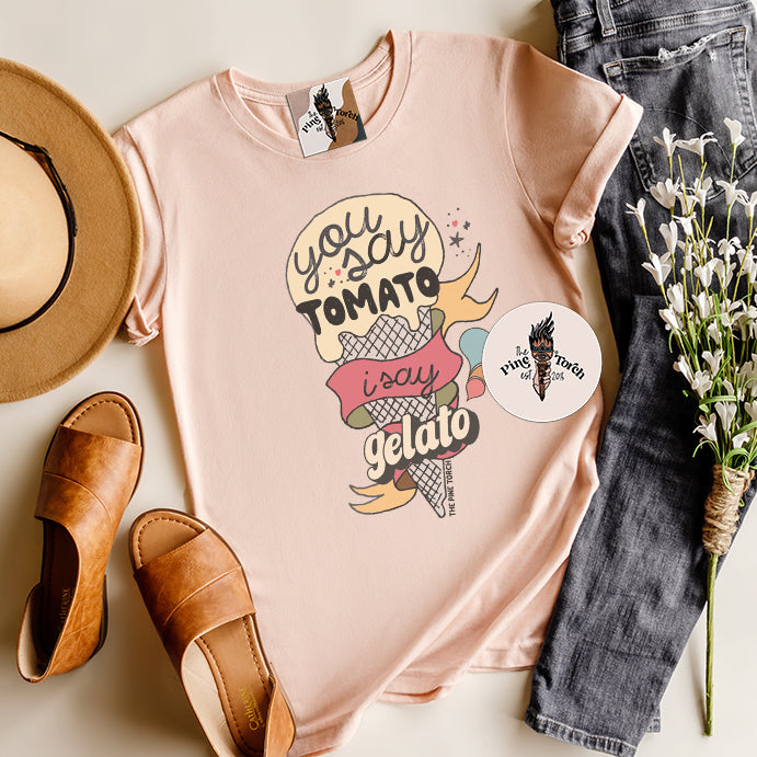 YOU SAY TOMATO, I SAY GELATO // UNISEX TEE