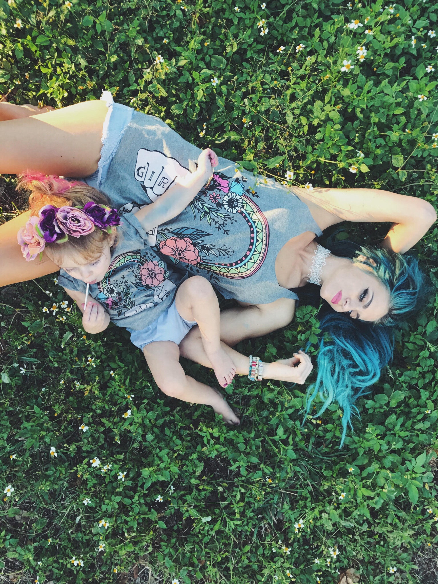 « GIRL POWER » MOMMY & ME // Slouchy Tank + Kids Tee