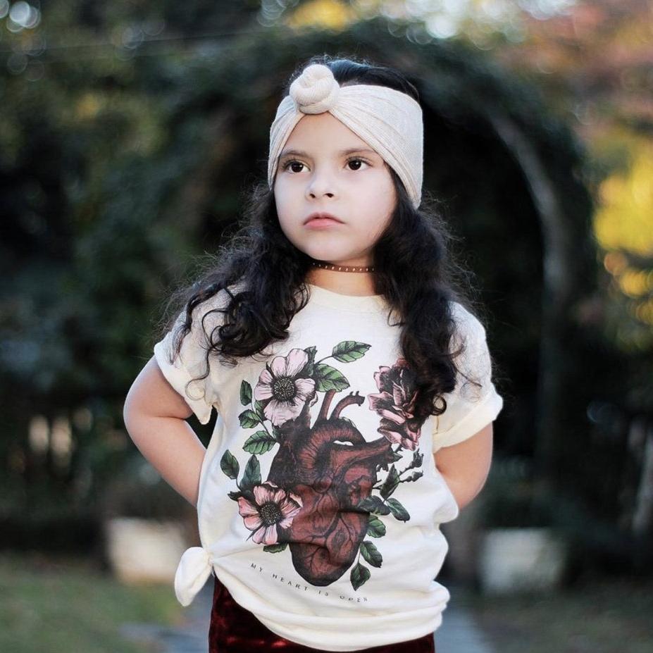 « MY HEART IS OPEN » KIDS TEE