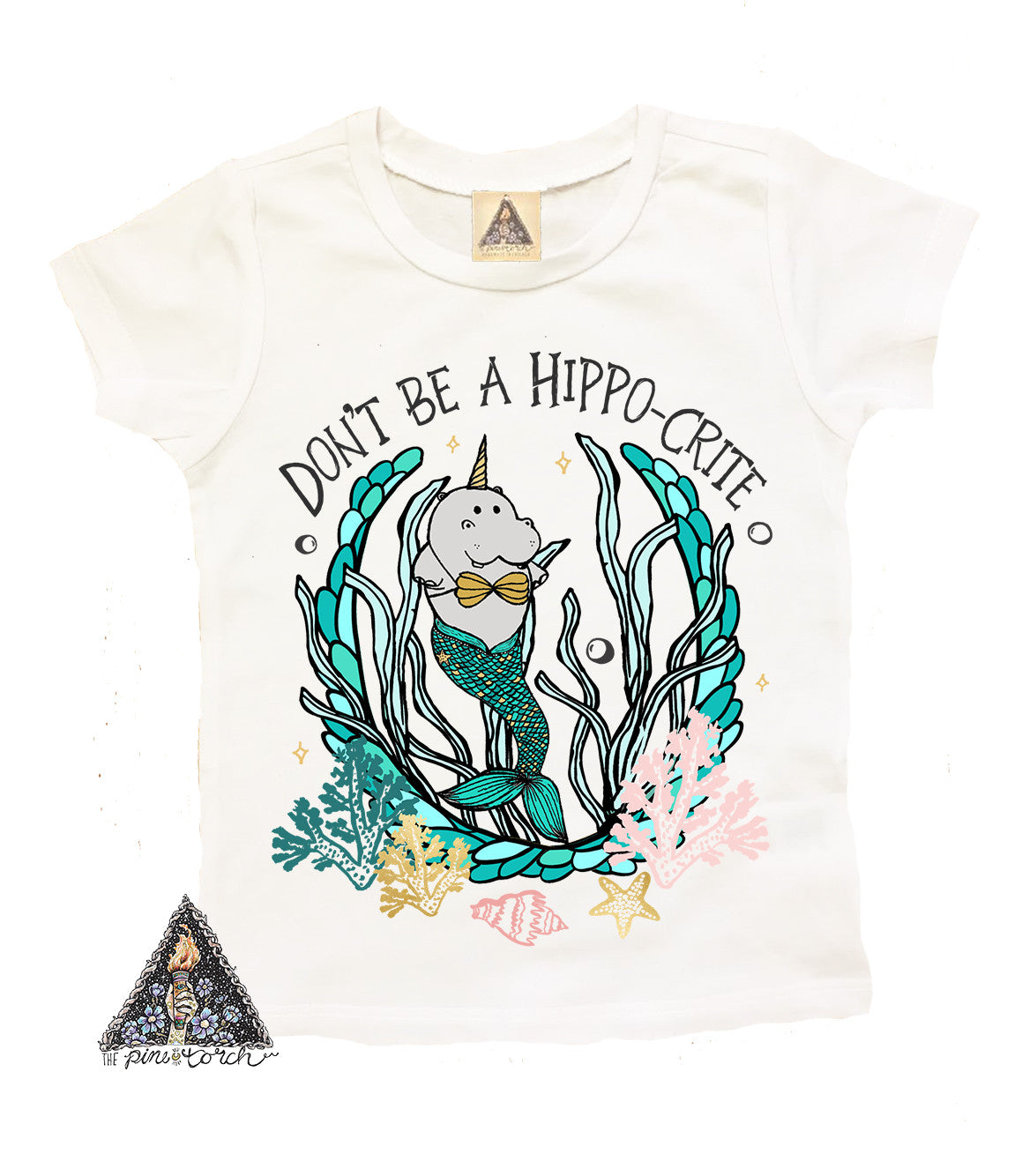 « DON'T BE A HIPPO-CRITE » KID'S TEE