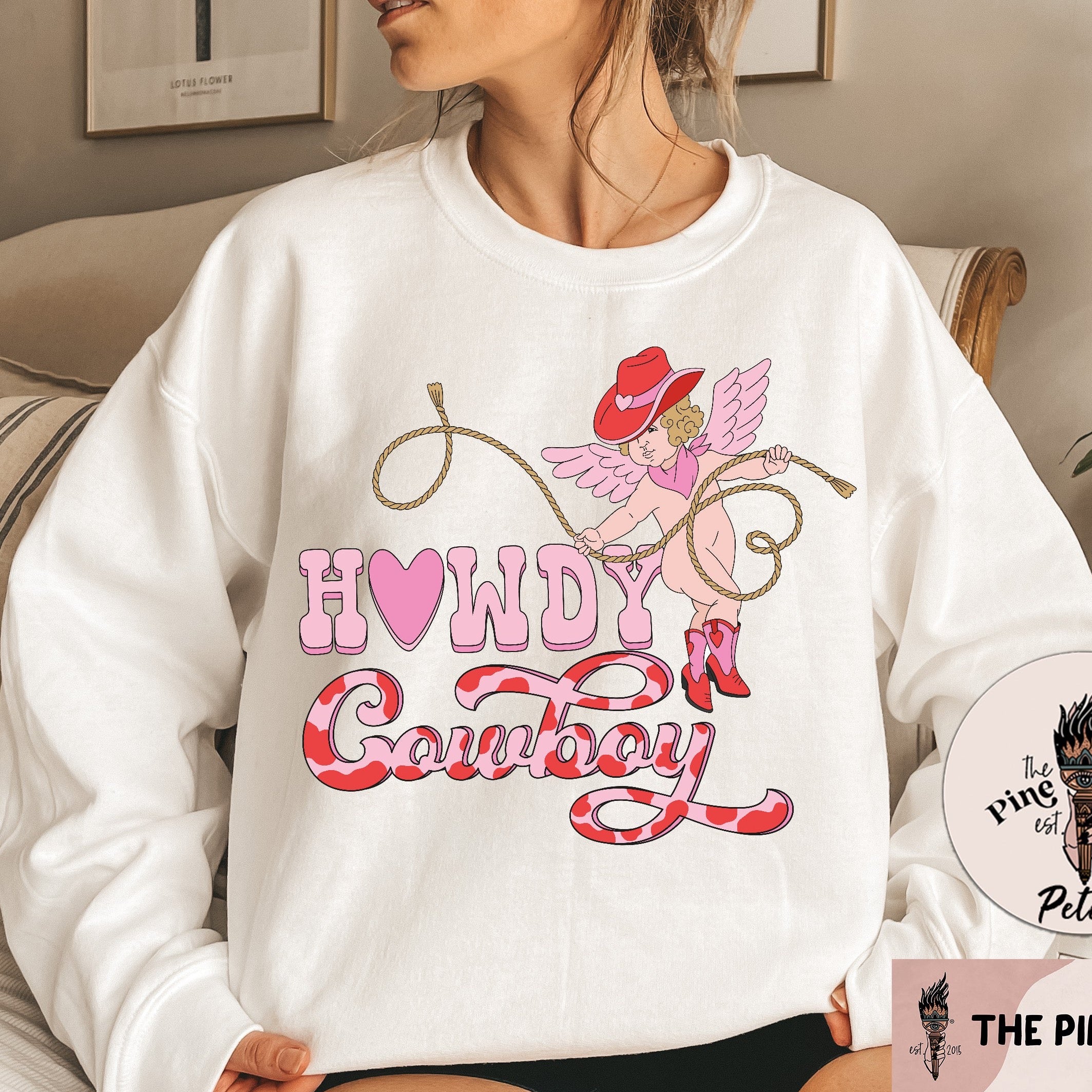 « HOWDY COWBOY » UNISEX PULLOVER