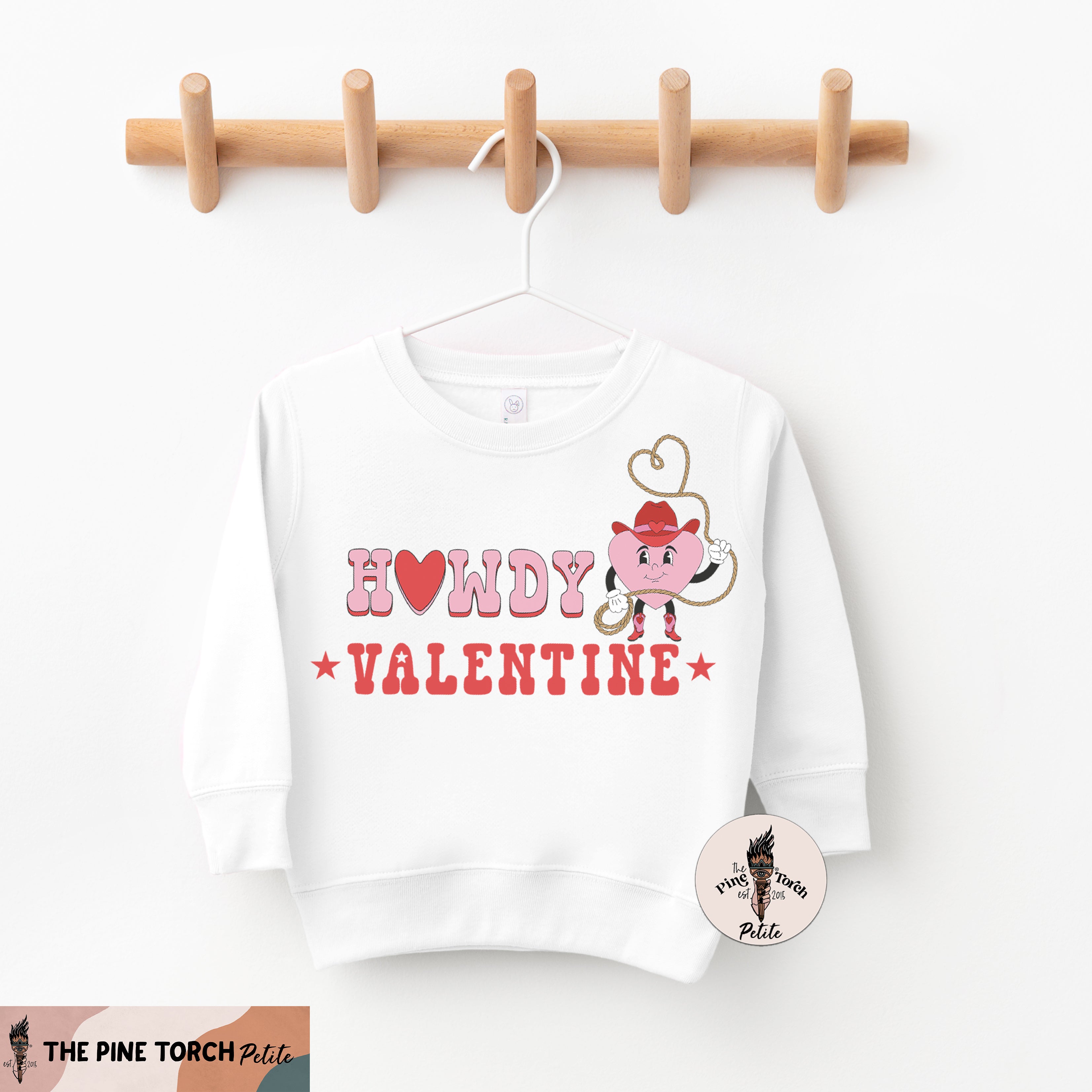 « HOWDY VALENTINE » KID'S PULLOVER