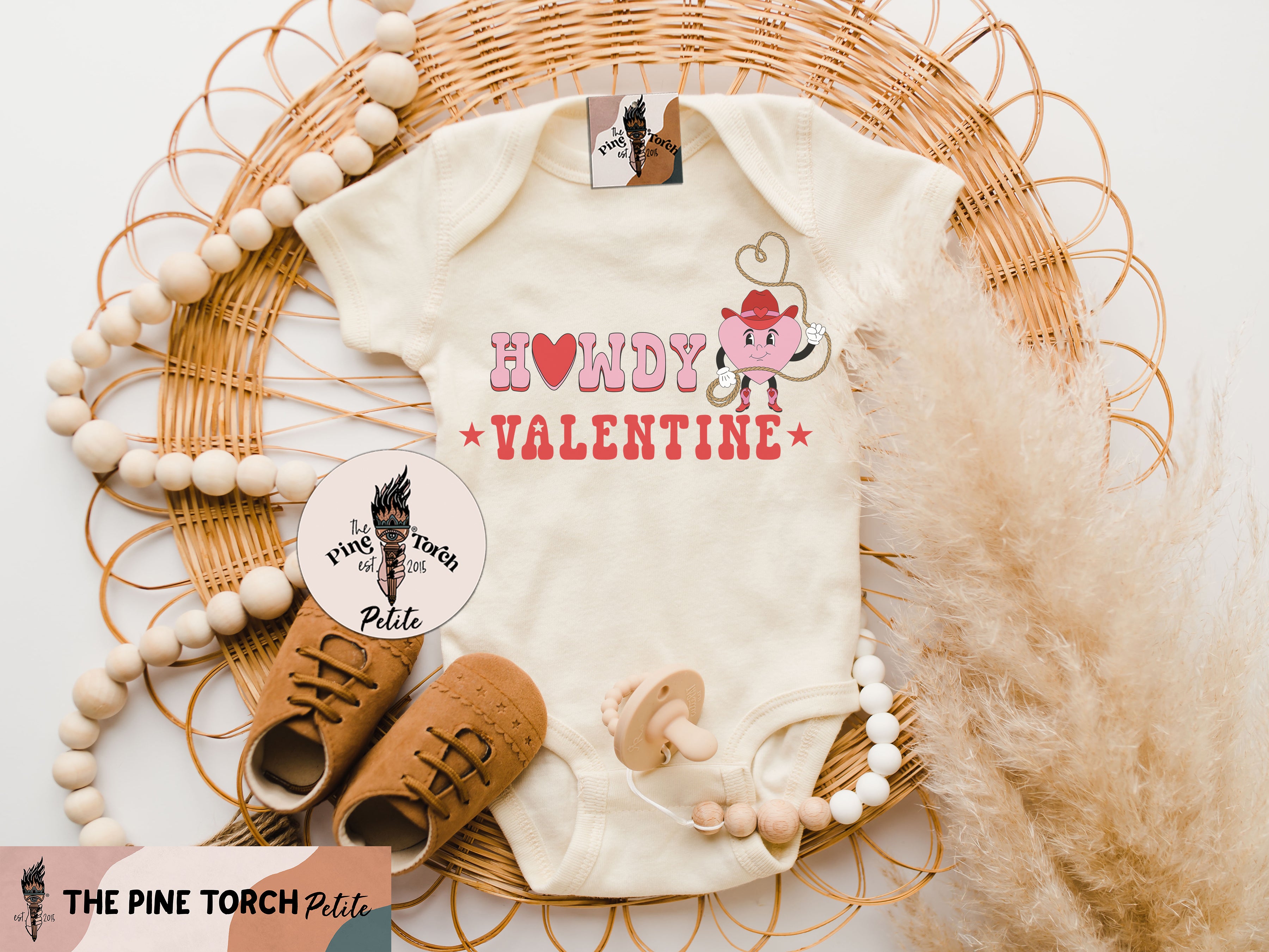 « HOWDY VALENTINE » KID'S TEE