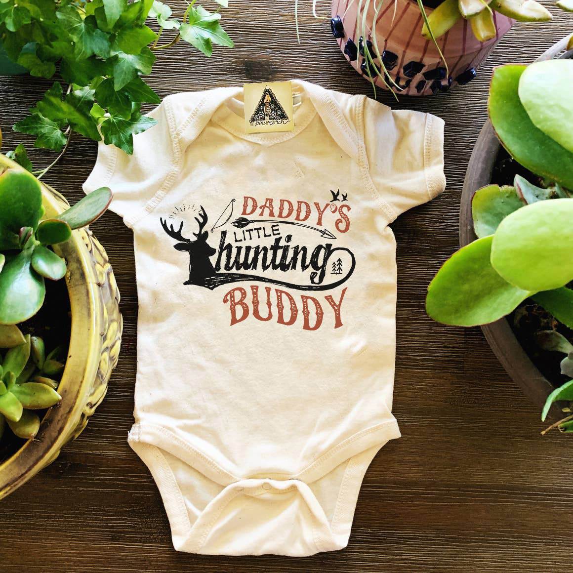 « DADDY'S LITTLE HUNTING BUDDY » BODYSUIT