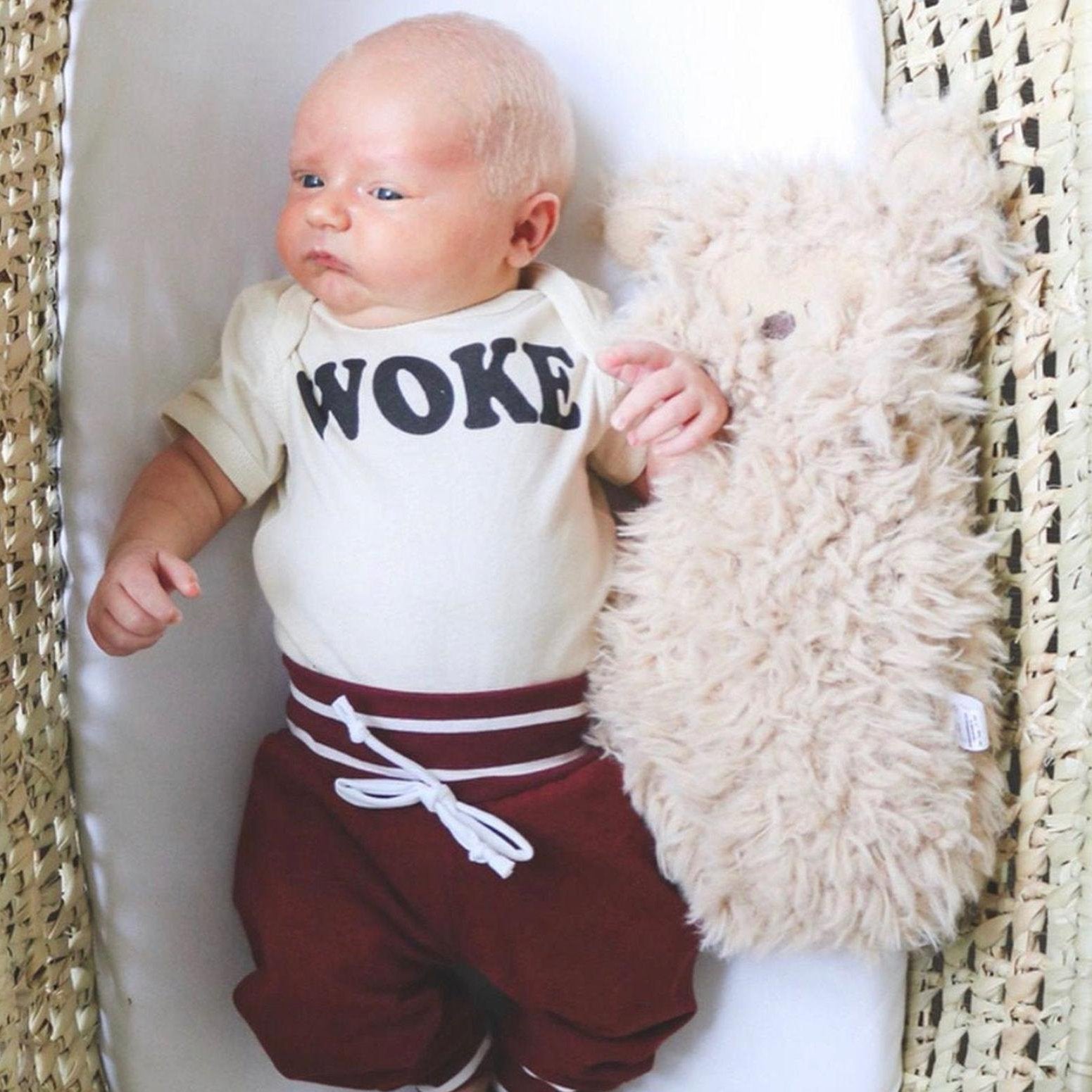« WOKE » CREAM BODYSUIT