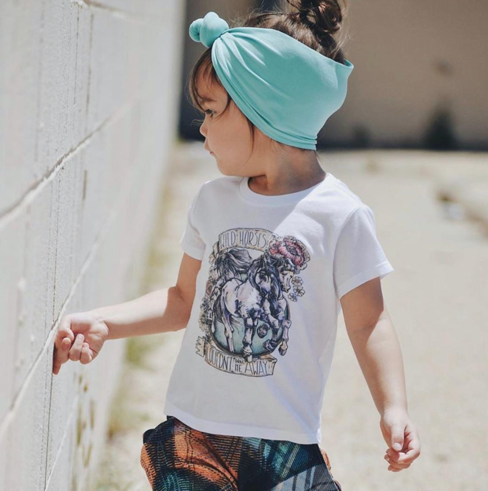 « WILD HORSES » KID'S TEE