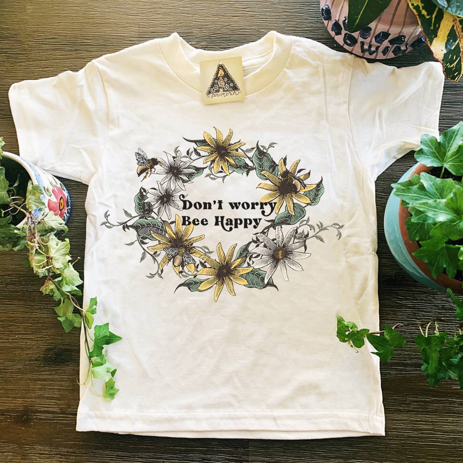 « DON'T WORRY, BEE HAPPY » KID'S TEE