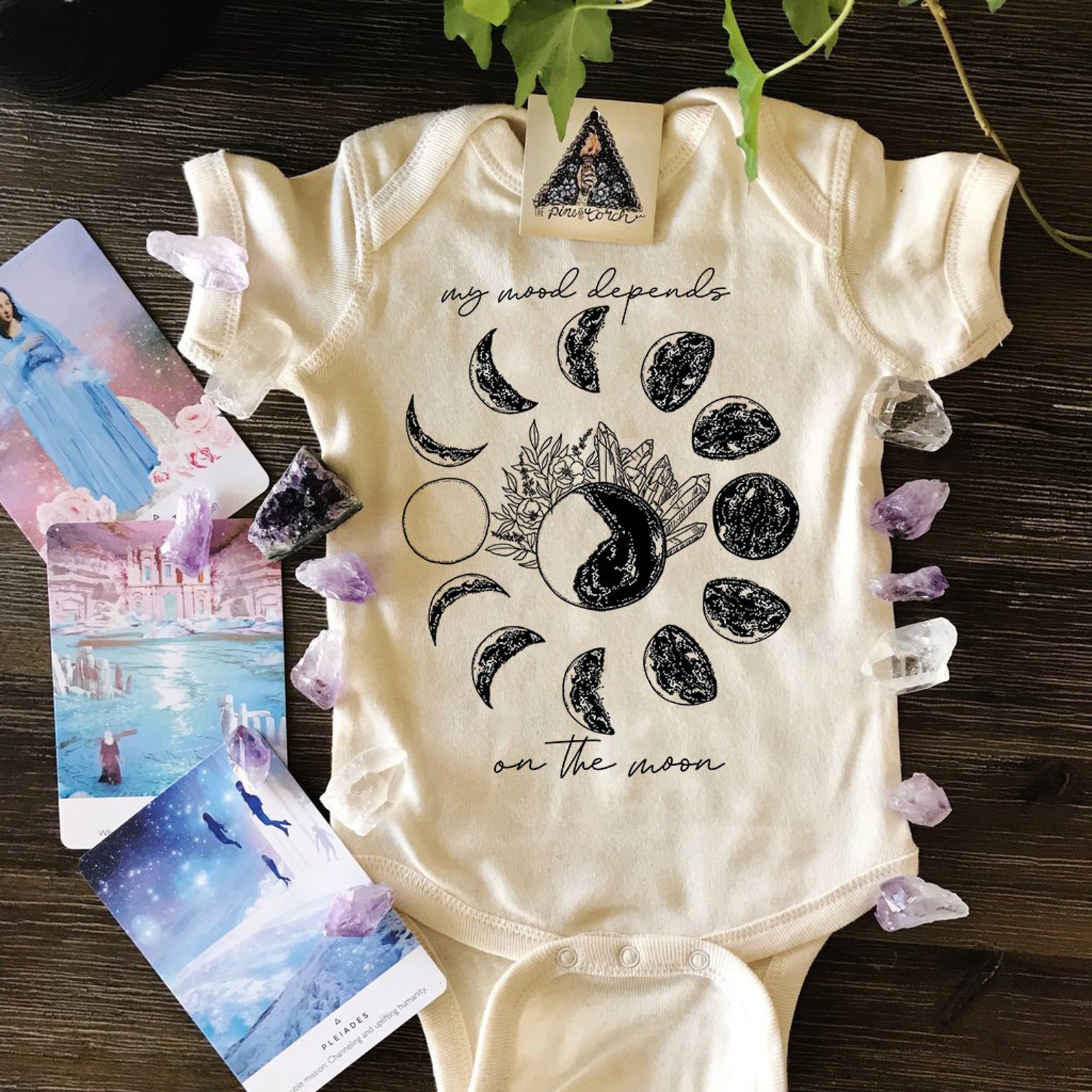 « MY MOOD DEPENDS ON THE MOON » BODYSUIT