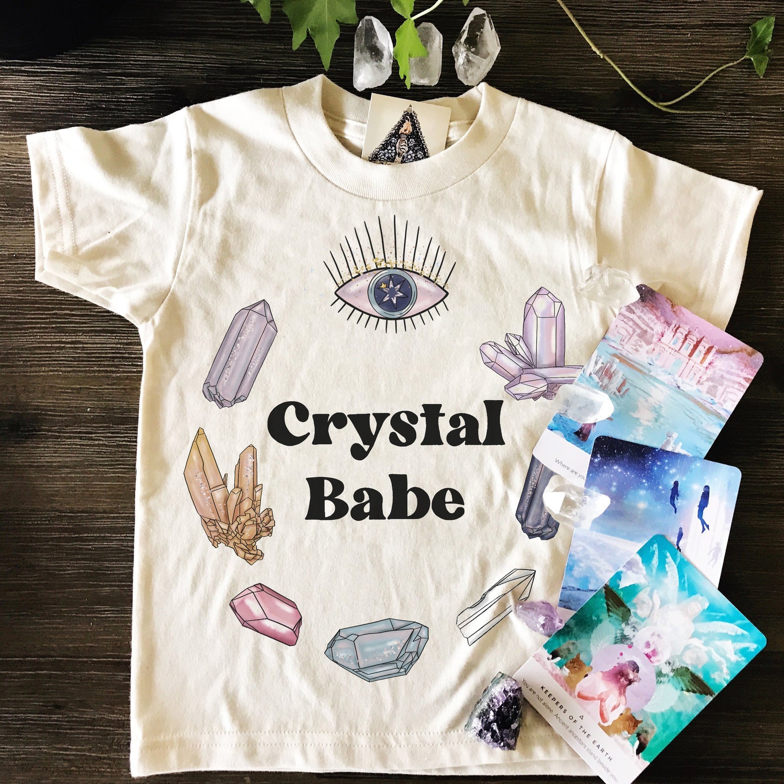 « CRYSTAL BABE » KIDS TEE