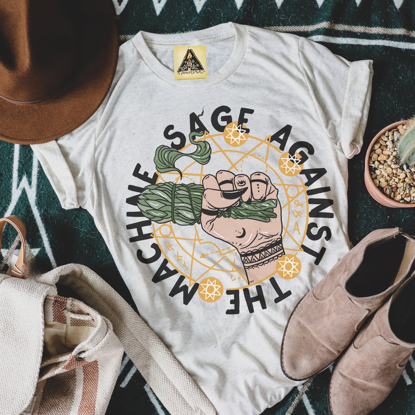 « SAGE AGAINST THE MACHINE » UNISEX TEE