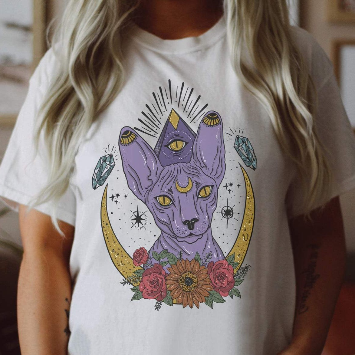 « MYSTICAL CAT » UNISEX TEE