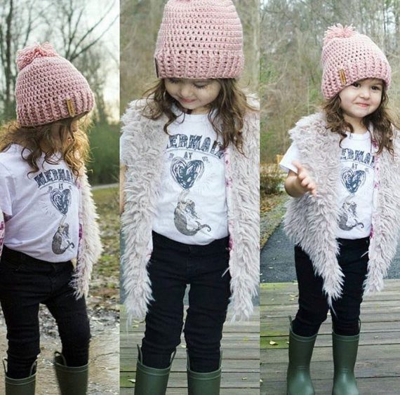 « MERMAID AT HEART » KID'S TEE