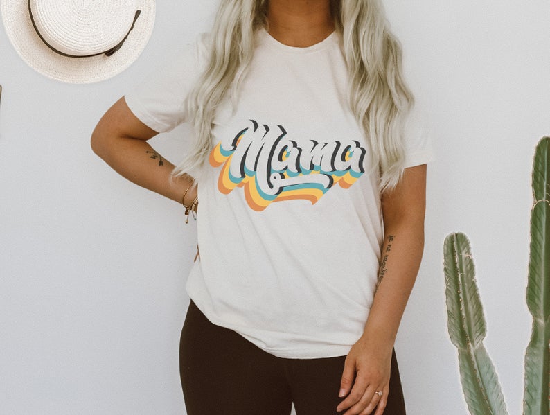 « RETRO MAMA + RETRO BABE » MOMMY & ME // Unisex Tee + Bodysuit