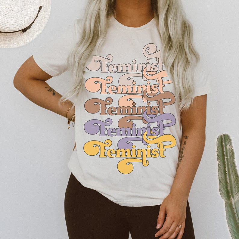 « FEMINIST REPLAY » UNISEX CREAM TEE