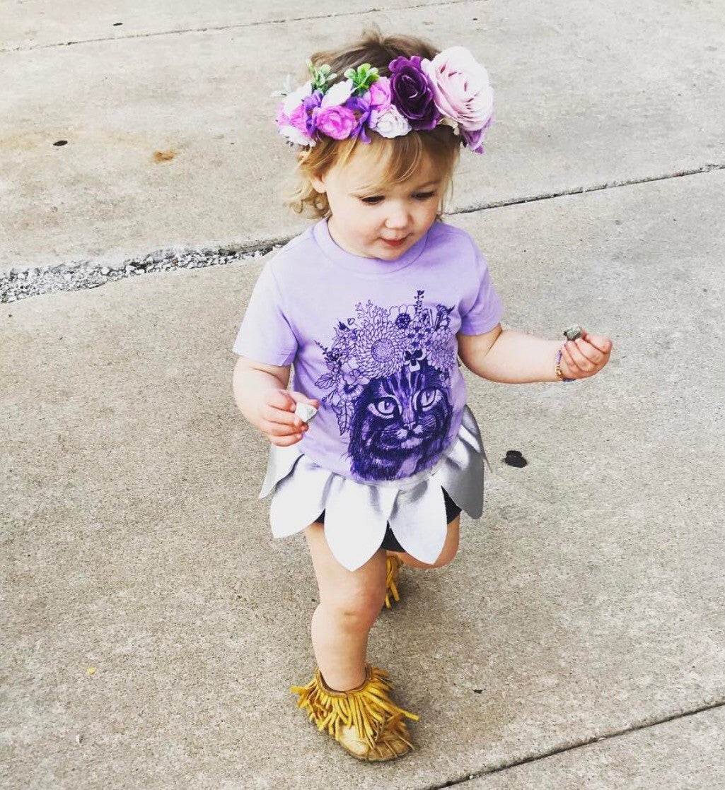 « BOHO CAT » KID'S TEE