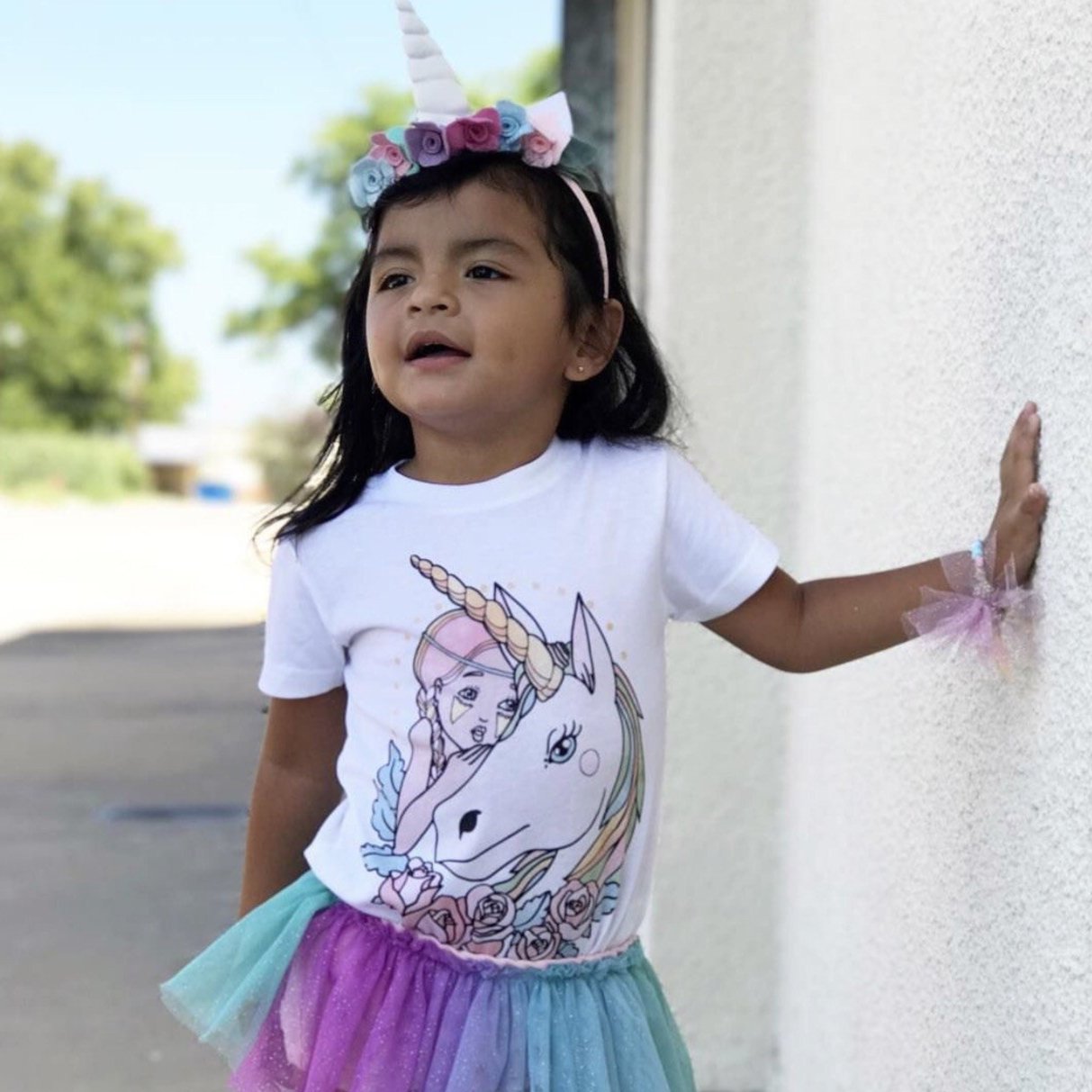 « UNICORN GIRL » KID'S TEE