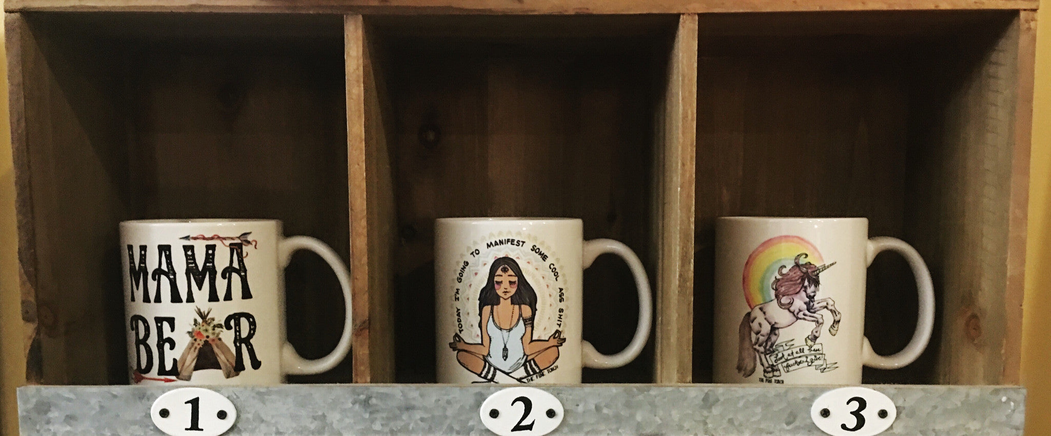I'M MOSTLY PEACE, LOVE & LIGHT & A LITTLE GO F*CK YOURSELF « MUG »
