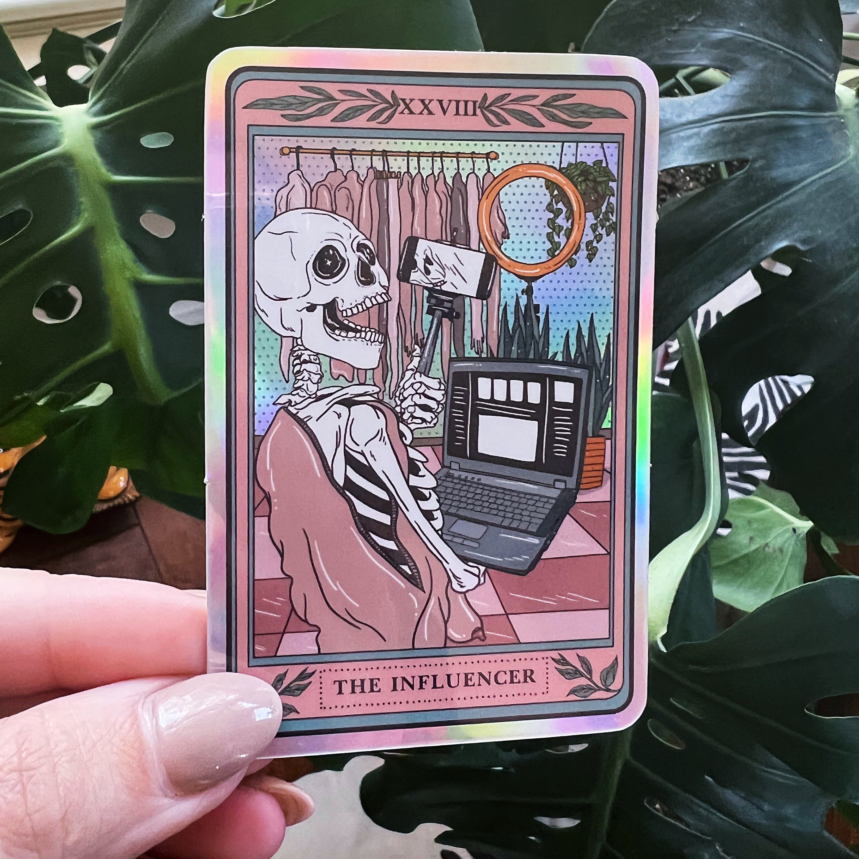 THE INFLUENCER TAROT « HOLOGRAPHIC STICKER »
