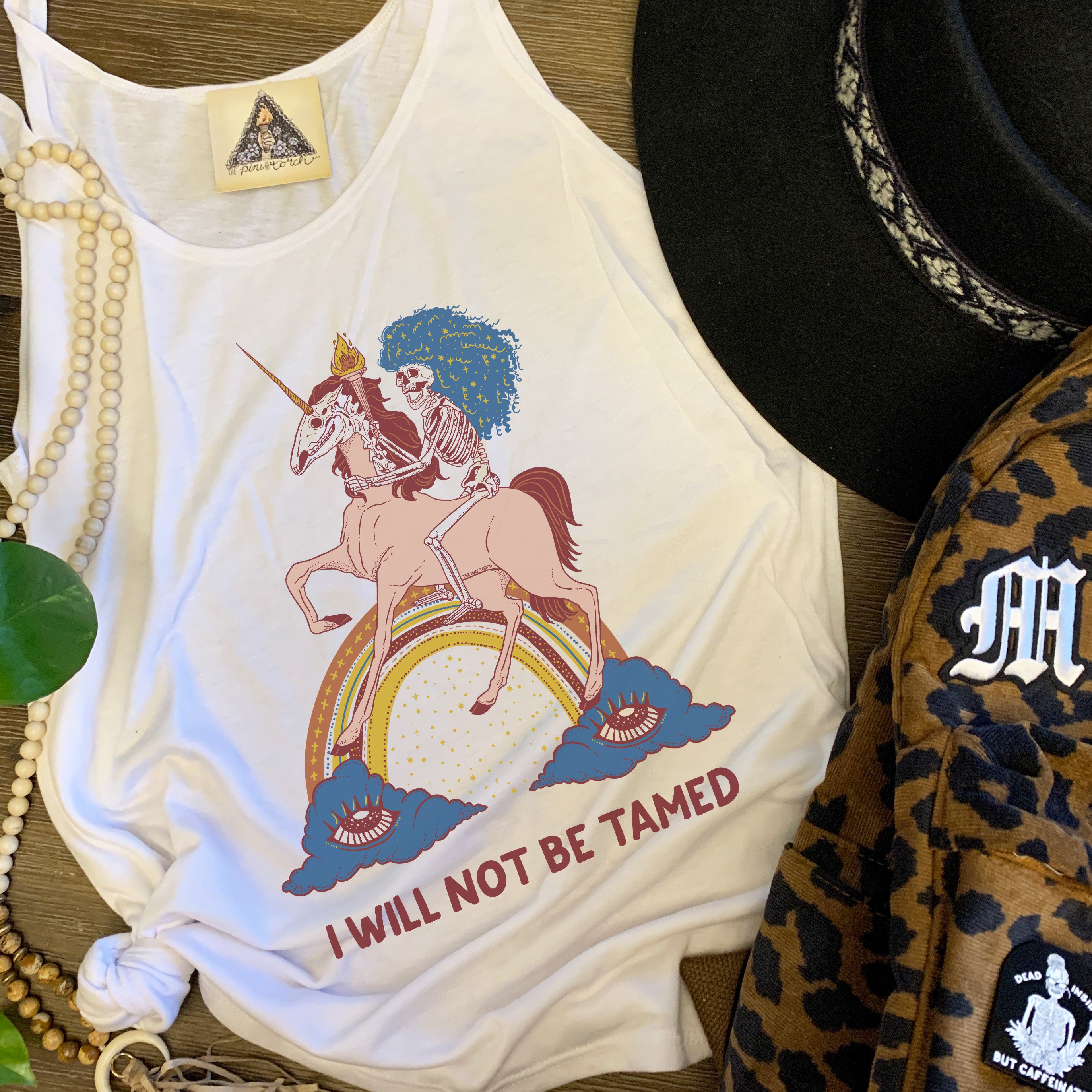 « I WILL NOT BE TAMED » SLOUCHY TANK