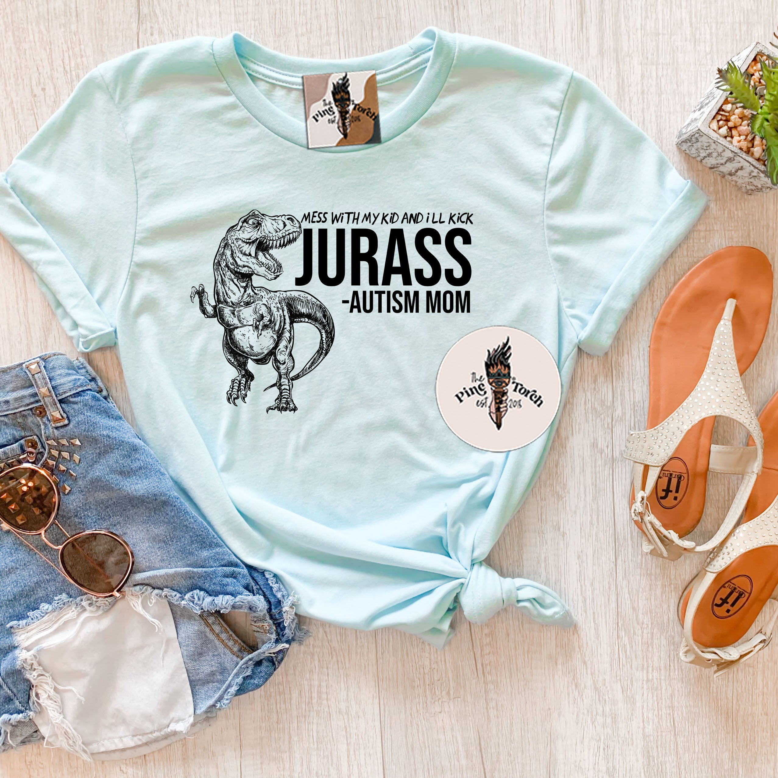MESS WITH MY KID I'LL KICK JURASS // UNISEX TEE