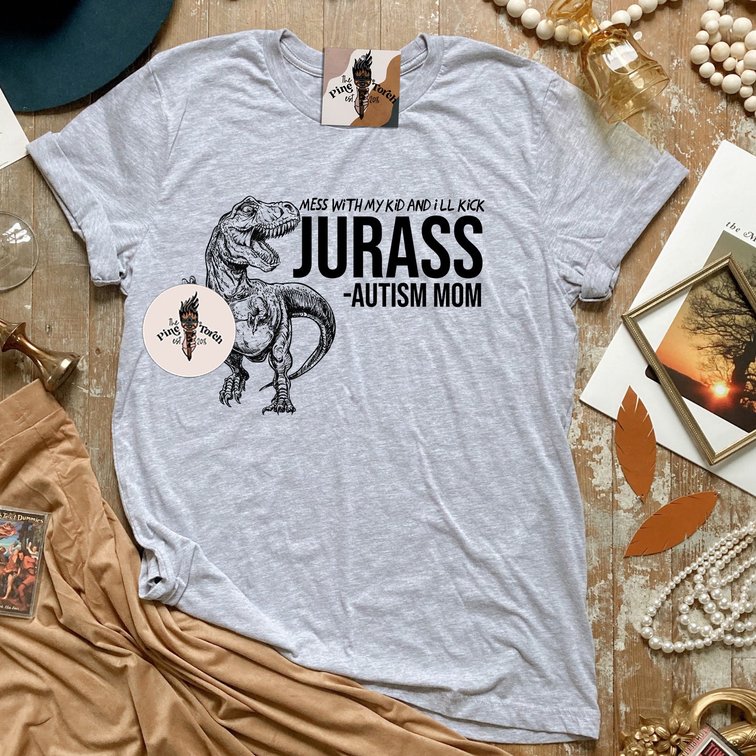 MESS WITH MY KID I'LL KICK JURASS // UNISEX TEE