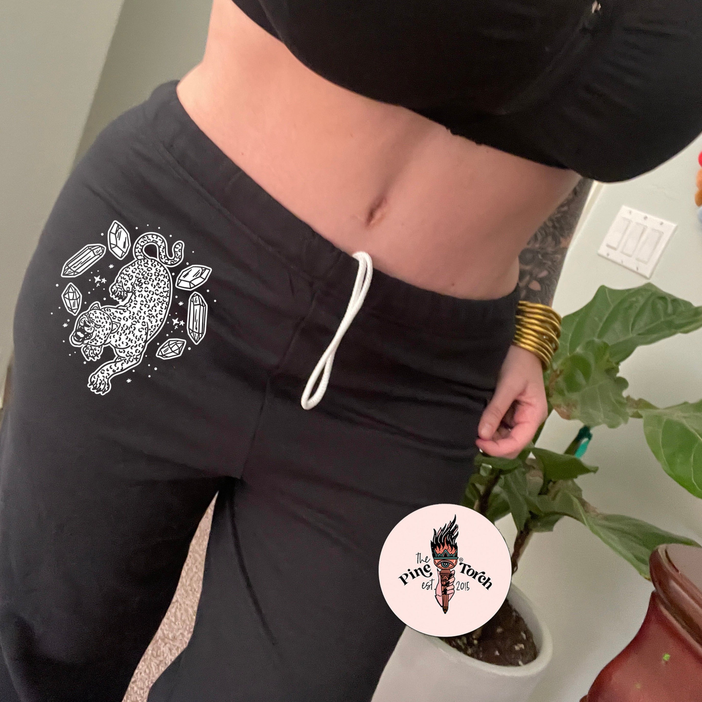« CRYSTAL LEOPARD » JOGGERS