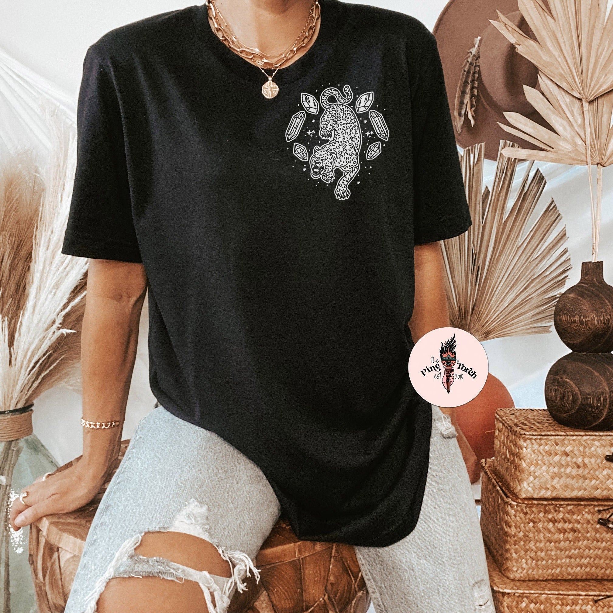 « CRYSTAL LEOPARD » UNISEX TEE