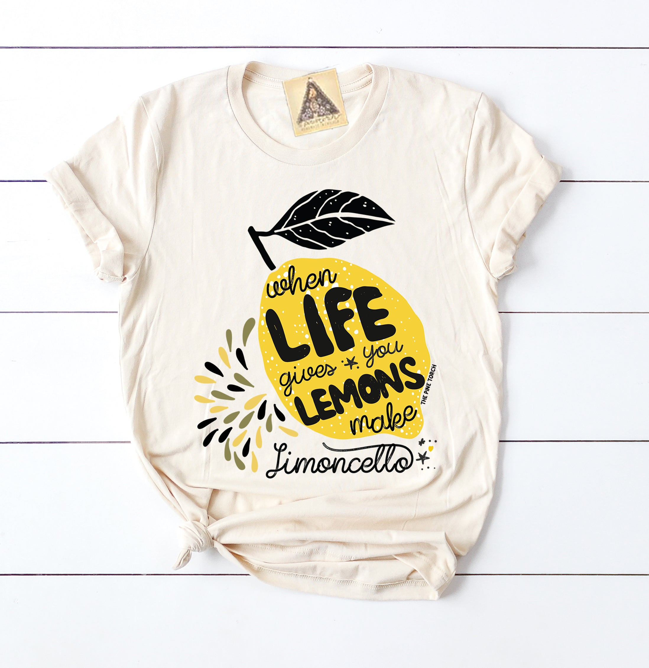 « MAKE LIMONCELLO » CREAM UNISEX TEE