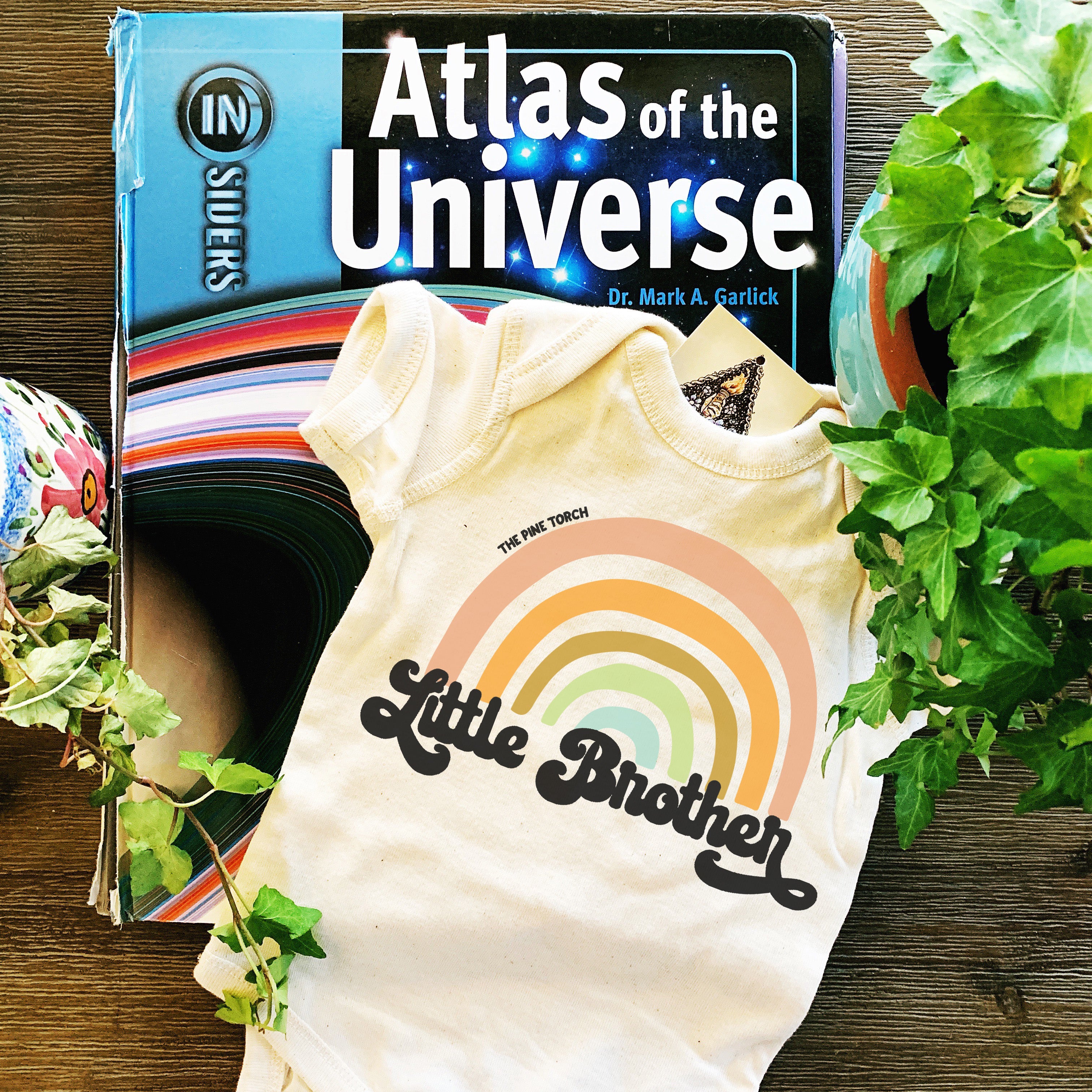 « LITTLE BROTHER RETRO RAINBOW » BODYSUIT
