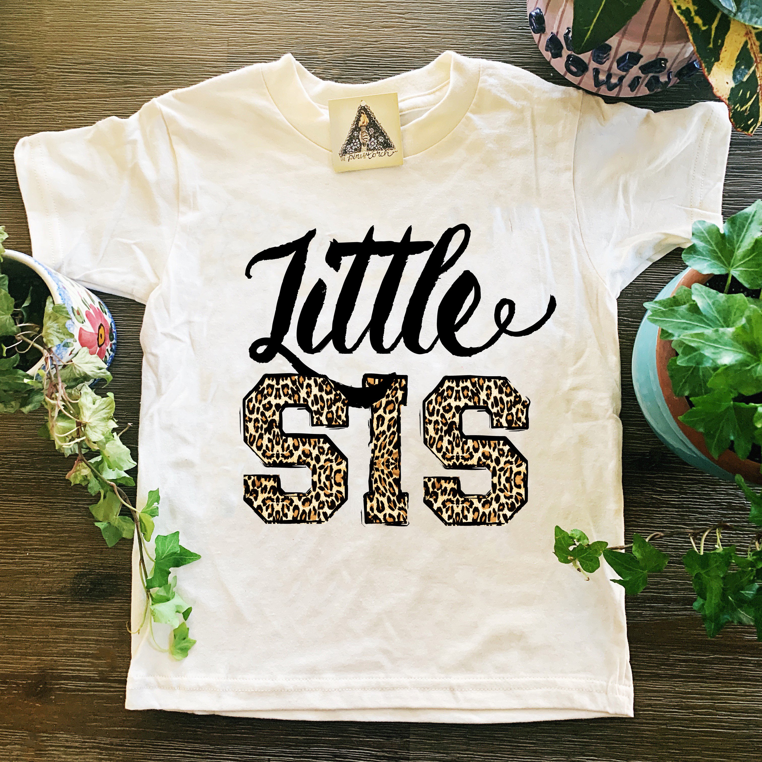 « LITTLE SIS LEOPARD » KID'S TEE