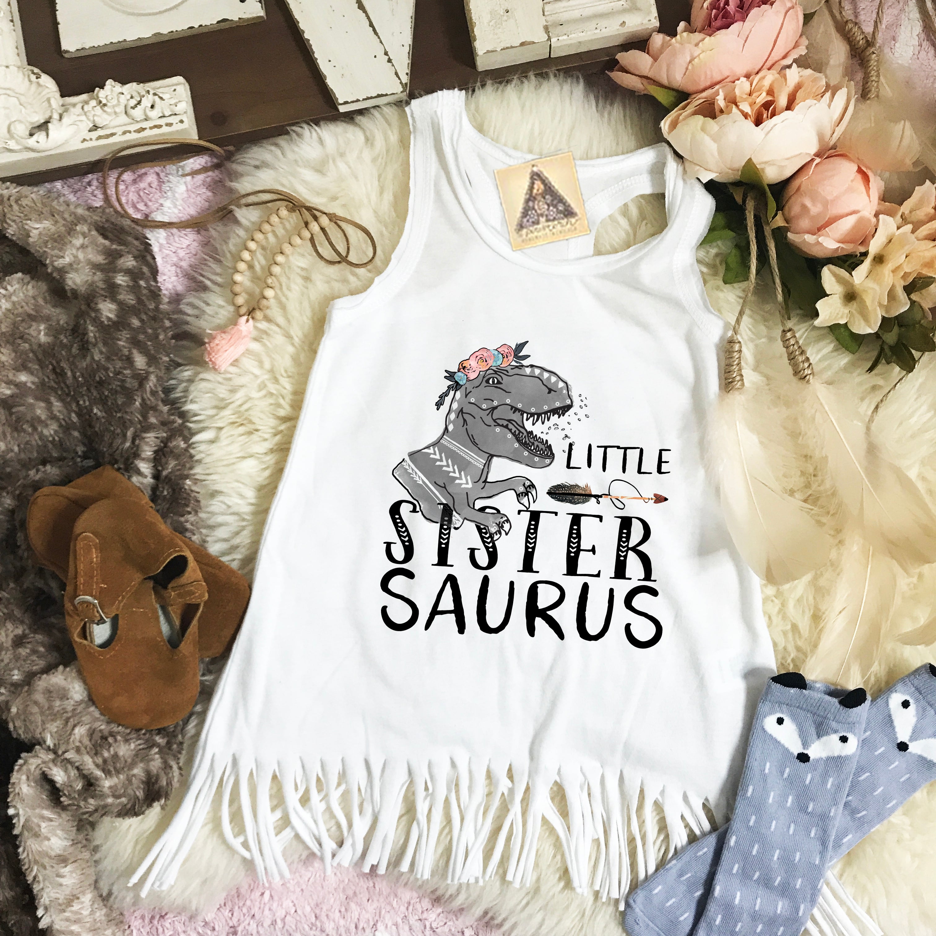 « LITTLE SISTER SAURUS » BODYSUIT