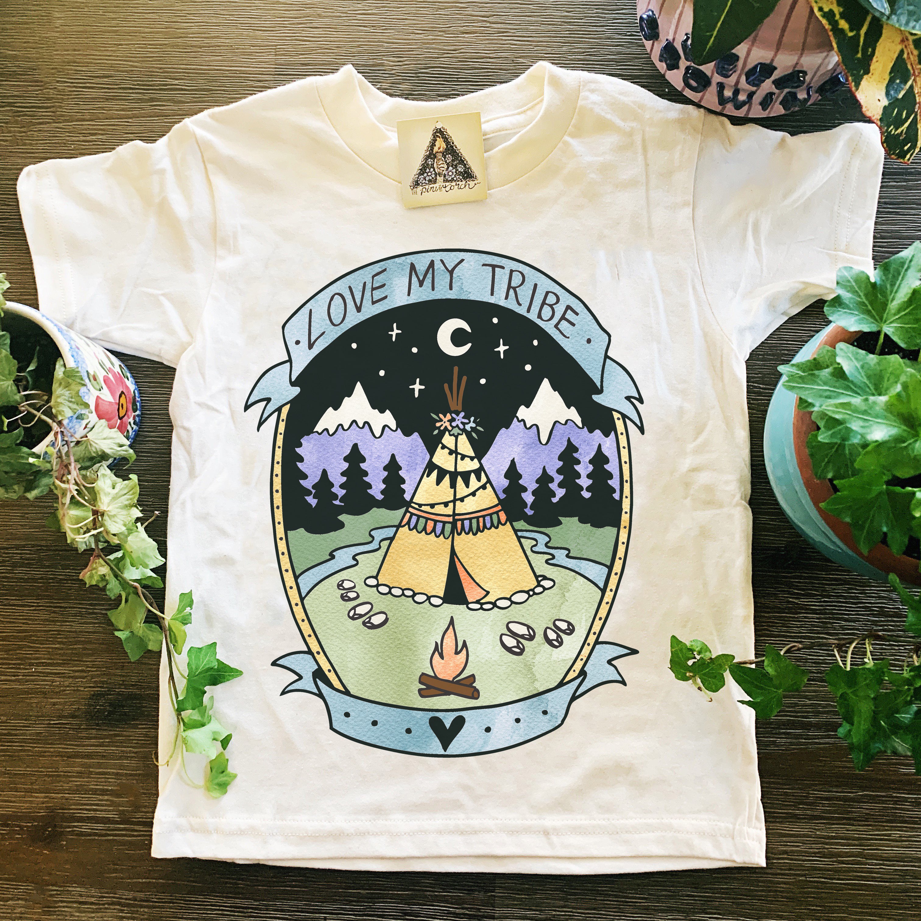 « LOVE MY TRIBE » KID'S TEE