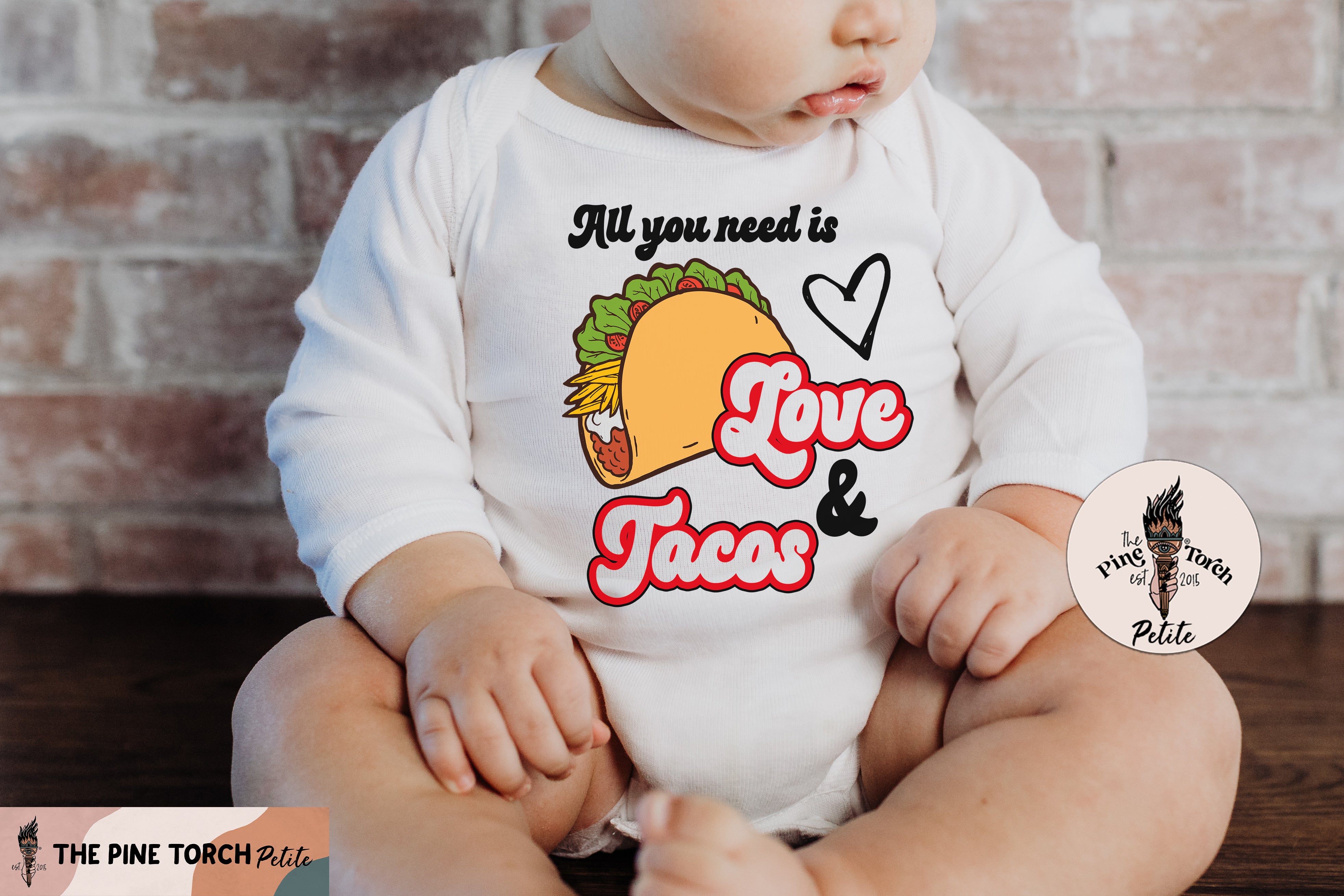 « ALL YOU NEED IS LOVE AND TACOS » KID'S TEE