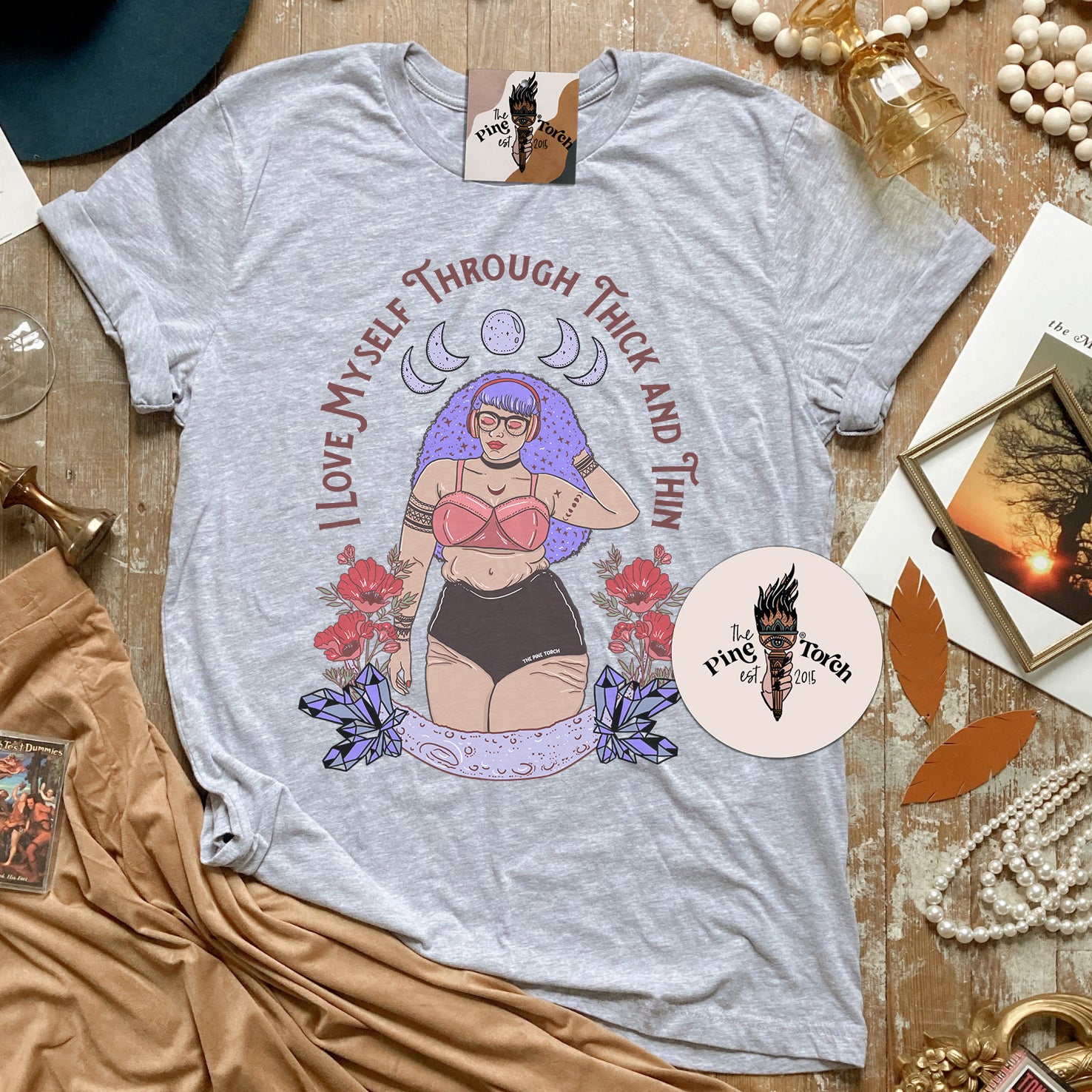 I LOVE MYSELF THROUGH THICK AND THIN // UNISEX TEE